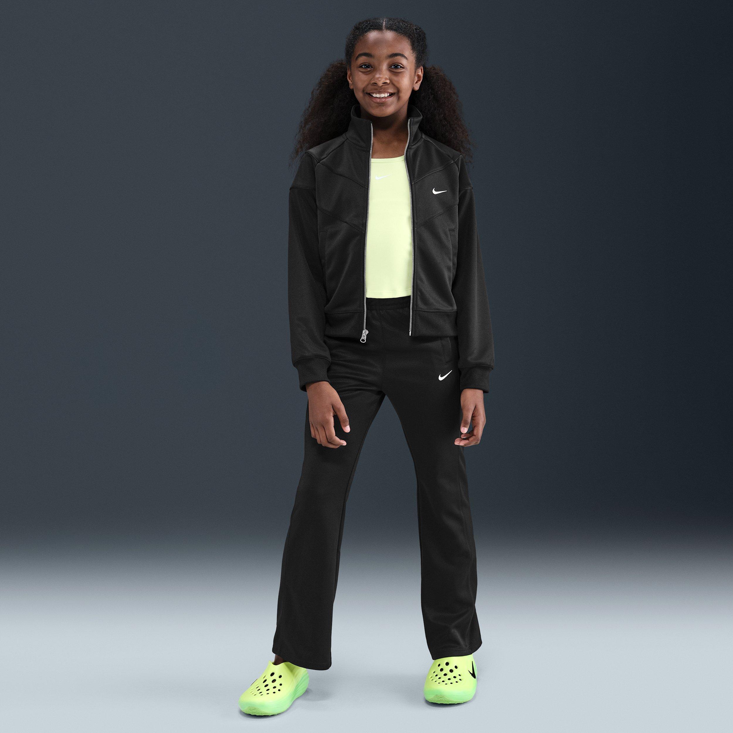 Nike Sportswear Knit Big Girls' Black Track Jacket