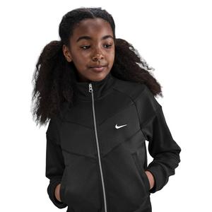 Nike Big Girls' Sportswear Knit Track Jacket - Black