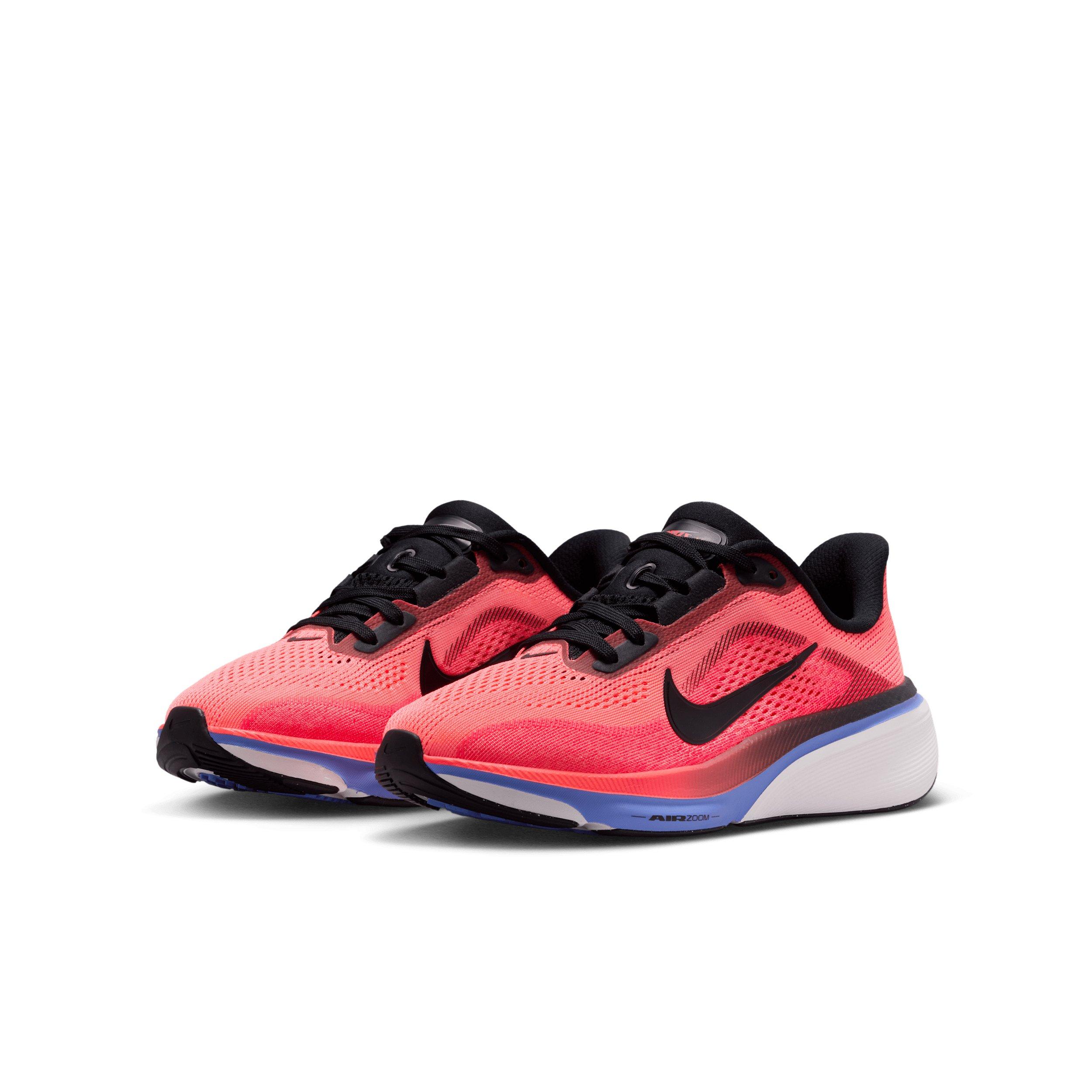 Nike Pegasus 42 "Lava Glow/Flash Crimson/Sapphire/Black" Grade School Boys' Running Shoe - LAVA/CRIMSON/SAPPHIRE/BLACK Thumbnail View 3
