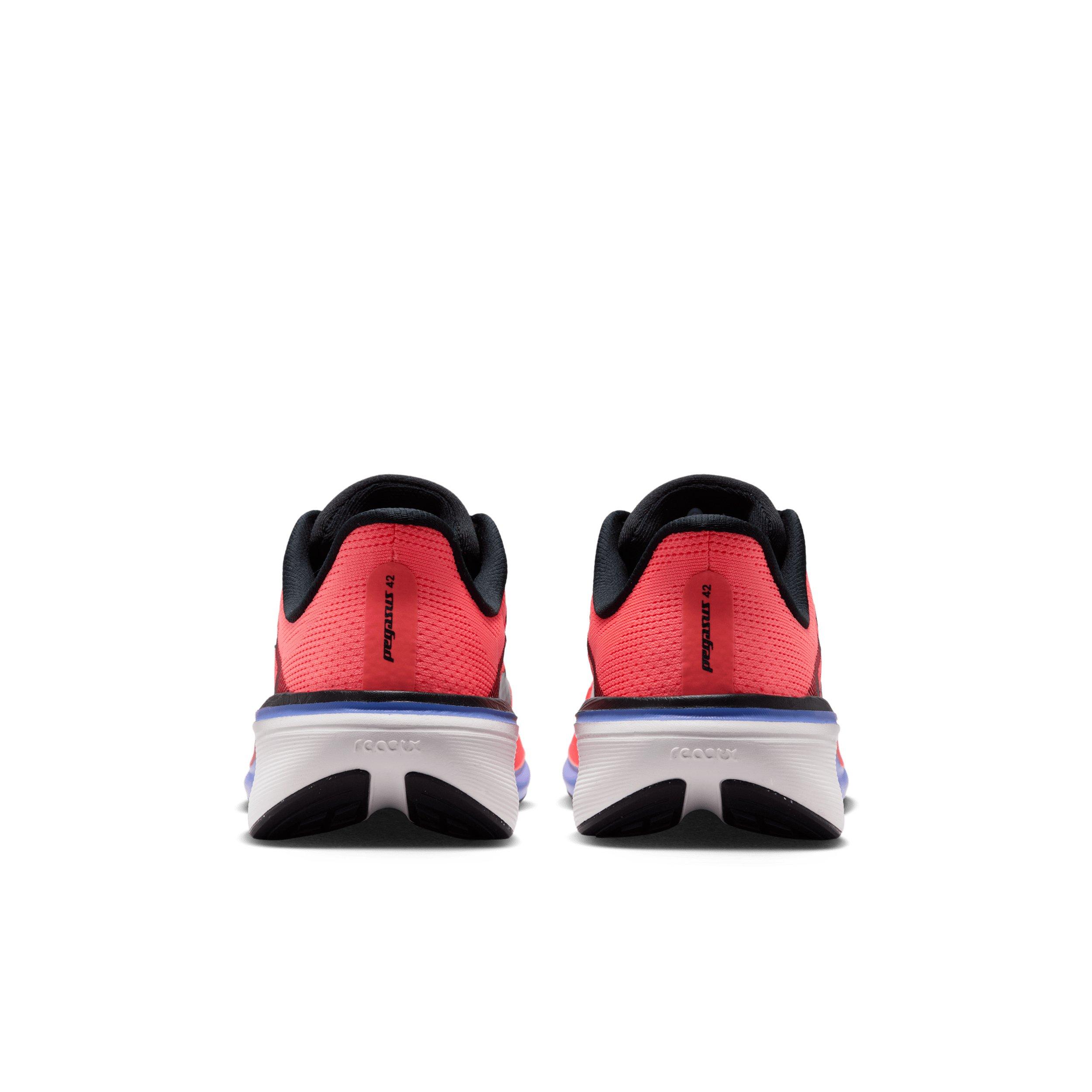 Nike Pegasus 42 "Lava Glow/Flash Crimson/Sapphire/Black" Grade School Boys' Running Shoe - LAVA/CRIMSON/SAPPHIRE/BLACK Thumbnail View 5