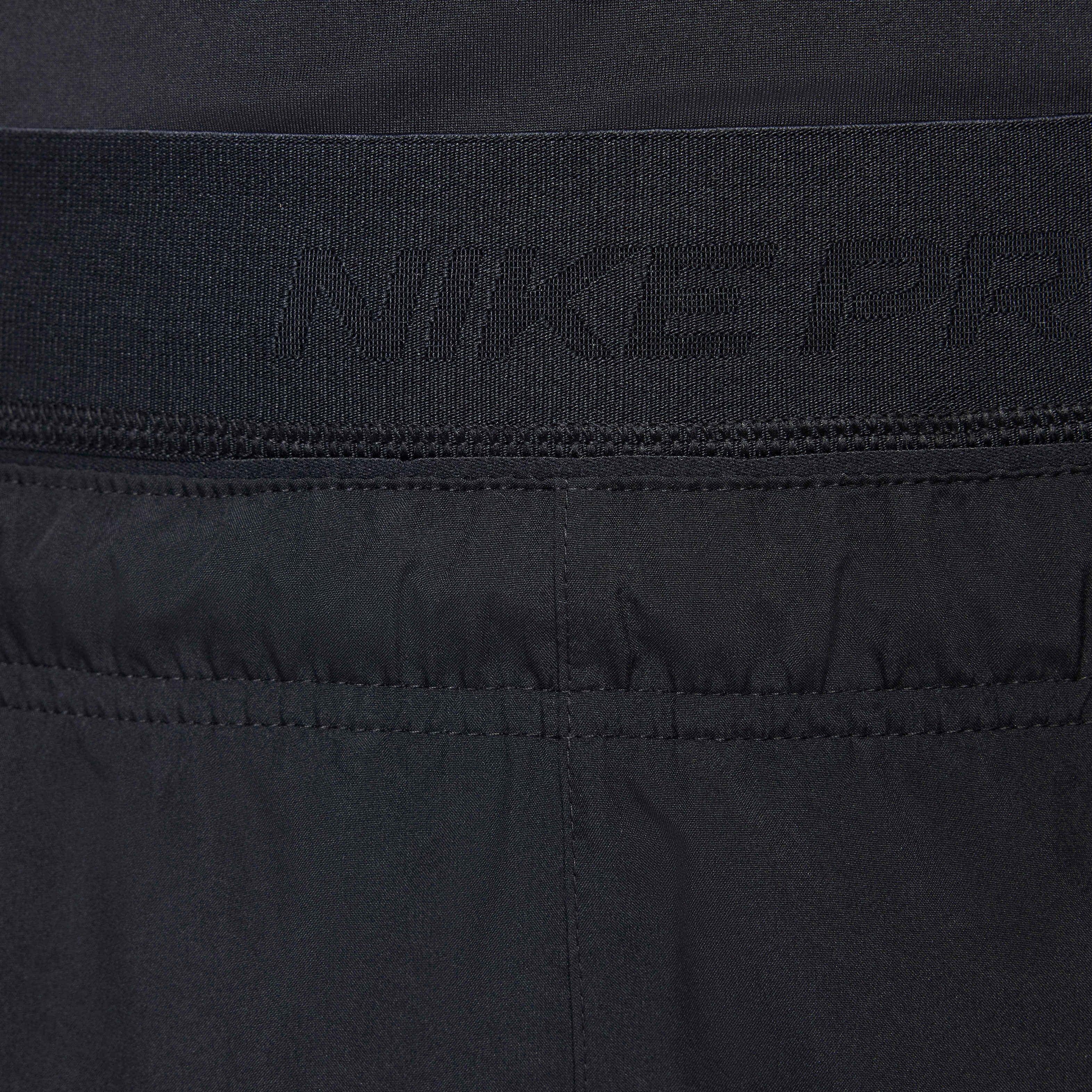 Nike Big Boys' Pro Warm Dri-FIT Training Pants - GREY Thumbnail View 3