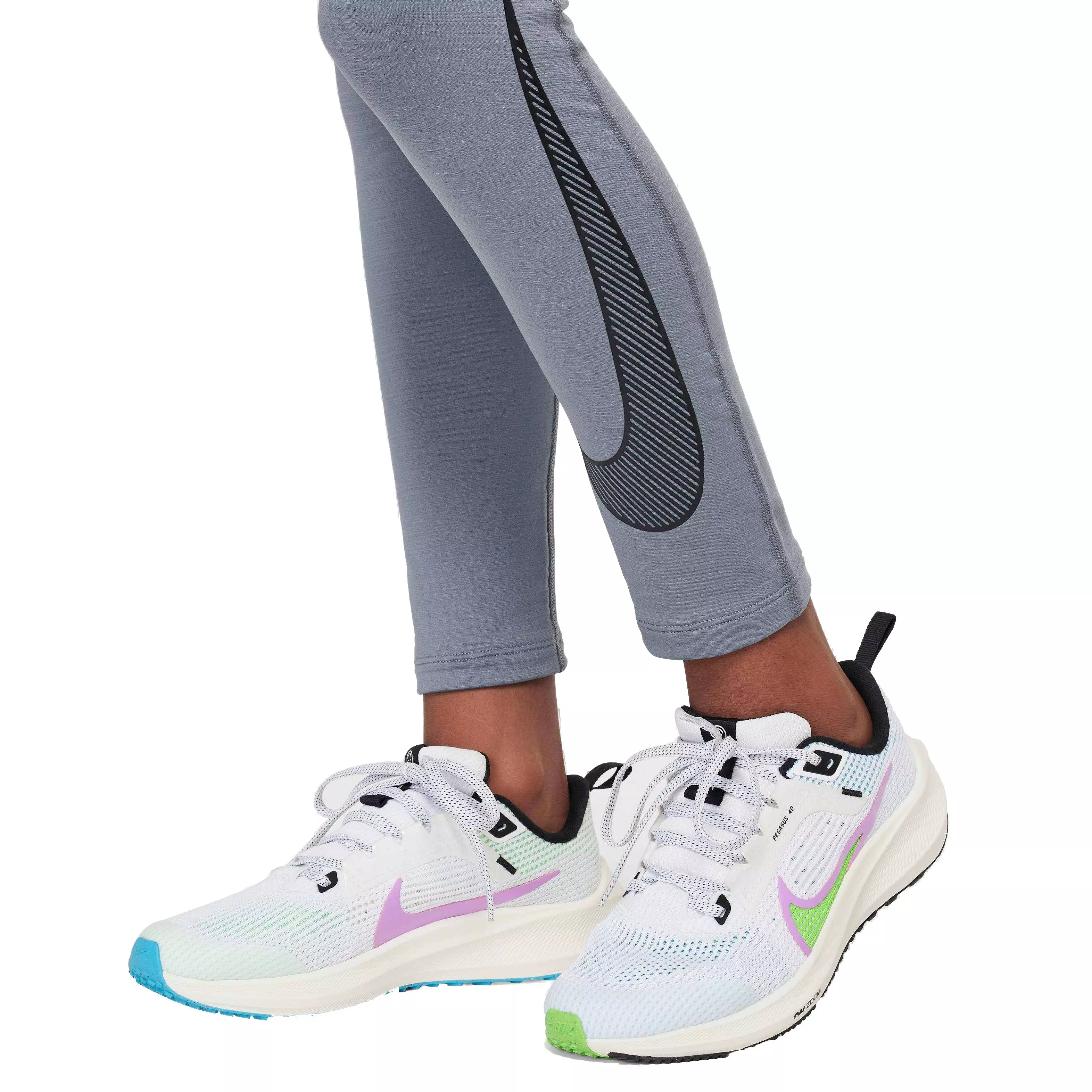 Nike Big Boys' Pro Warm Dri-FIT Training Pants - GREY