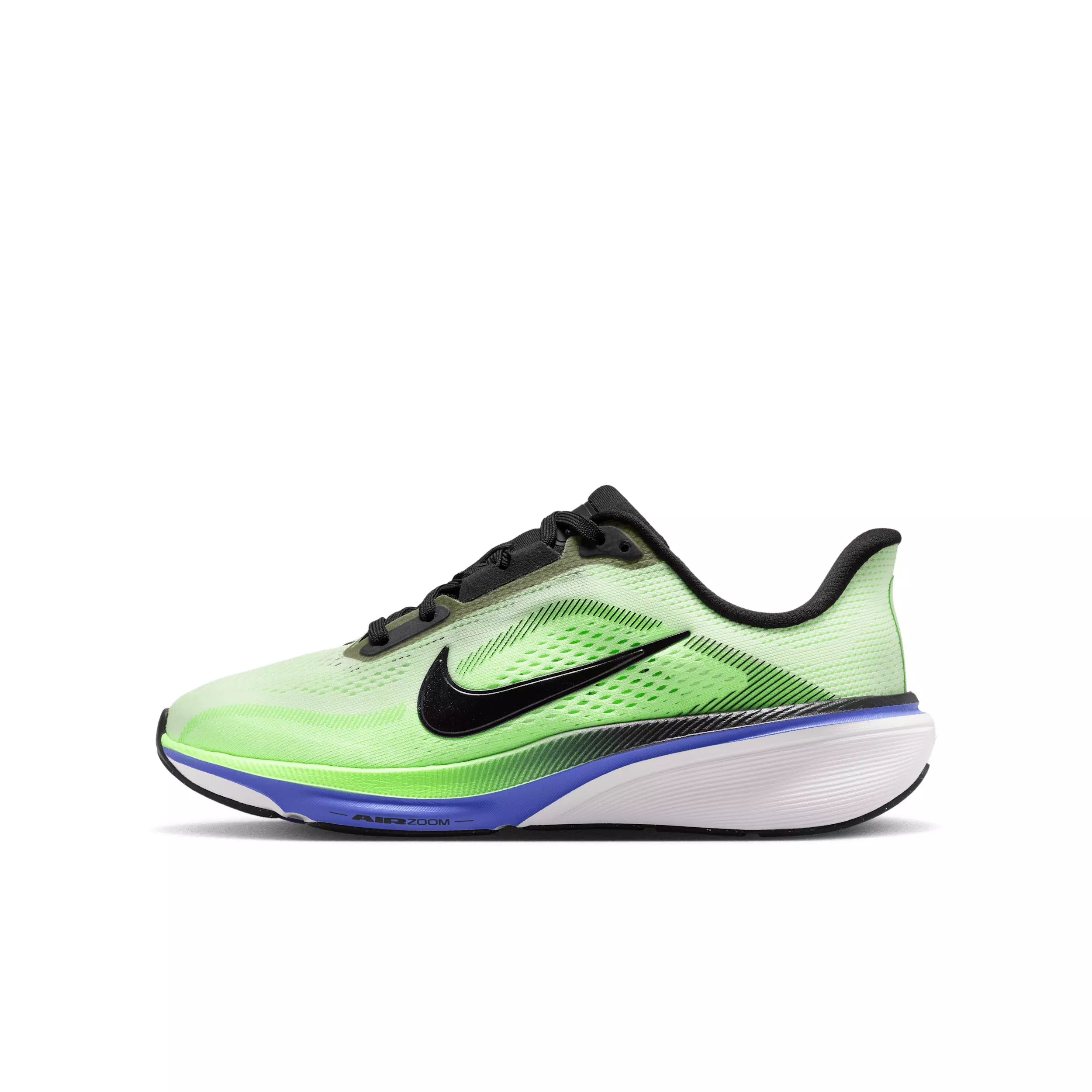 Nike Pegasus 42 "Volt Tint/Sapphire/Lime Blast/Black Spruce" Grade School Boys' Running Shoe - VOLT/SAPPHIRE/LIME/SPRUCE