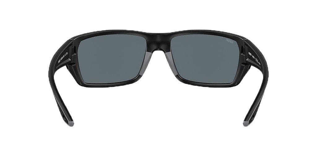 Costa Del Mar Tailfin M Blue Mirror Polarized Polycarbonate Sunglasses - Matte Black - BLACK Thumbnail View 3