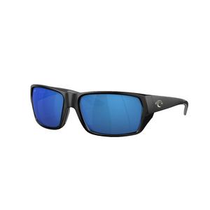 Costa Del Mar Tailfin M Blue Mirror Polarized Polycarbonate Sunglasses - Matte Black