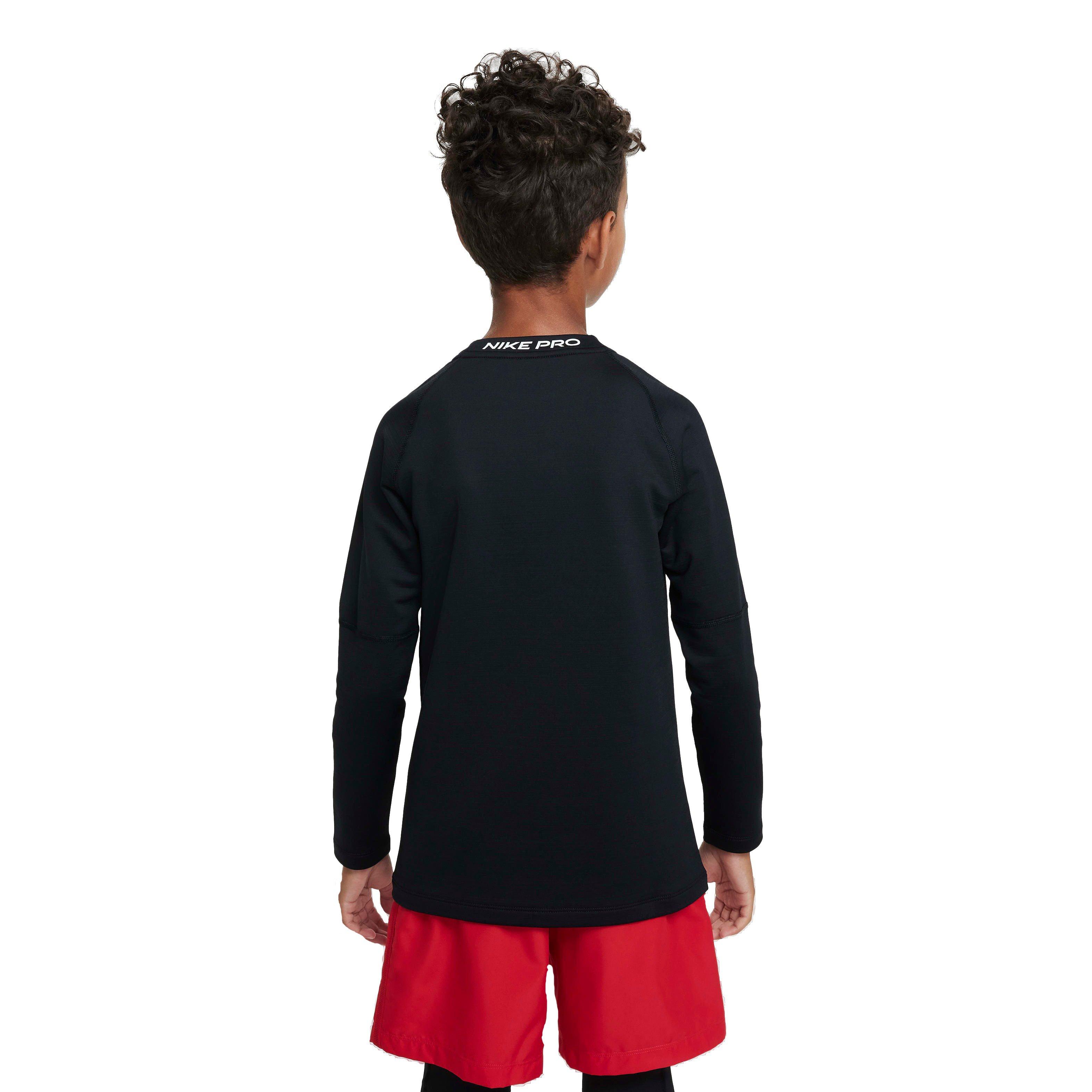 Nike Pro Warm Dri-FIT Long-Sleeve Big Boys' Training Top