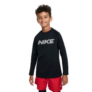 Nike Big Boys' Pro Warm Dri-FIT Long-Sleeve Training Top