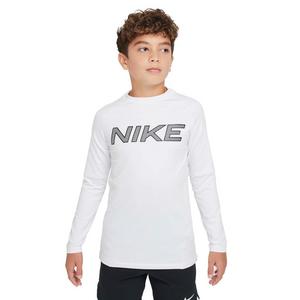 Nike Big Boys' Pro Warm Dri-FIT Long-Sleeve Training Top