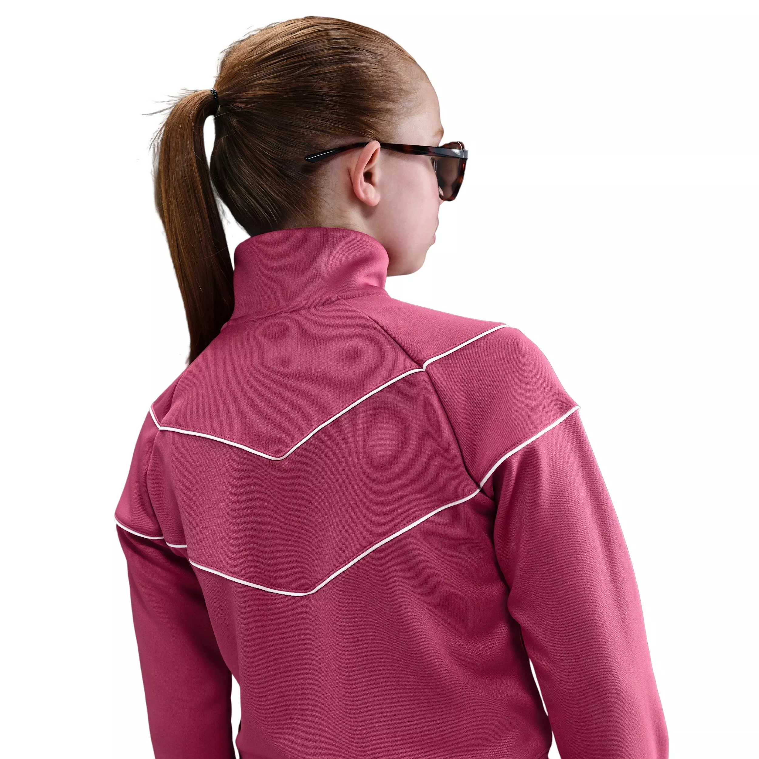 Nike Big Girls' Sportswear Knit Track Jacket - Purple - PURPLE