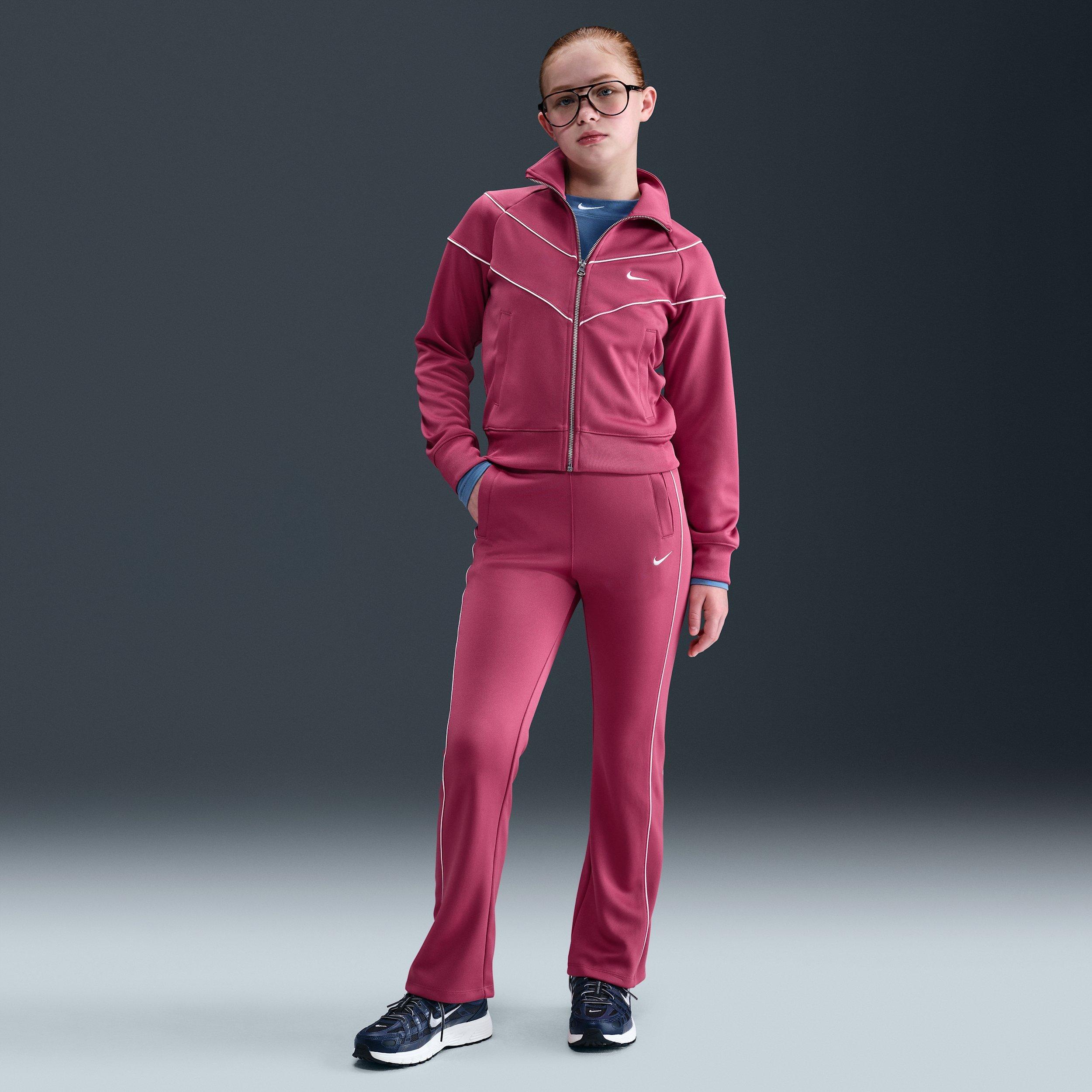 Nike Sportswear Knit Big Girls' Purple Track Jacket