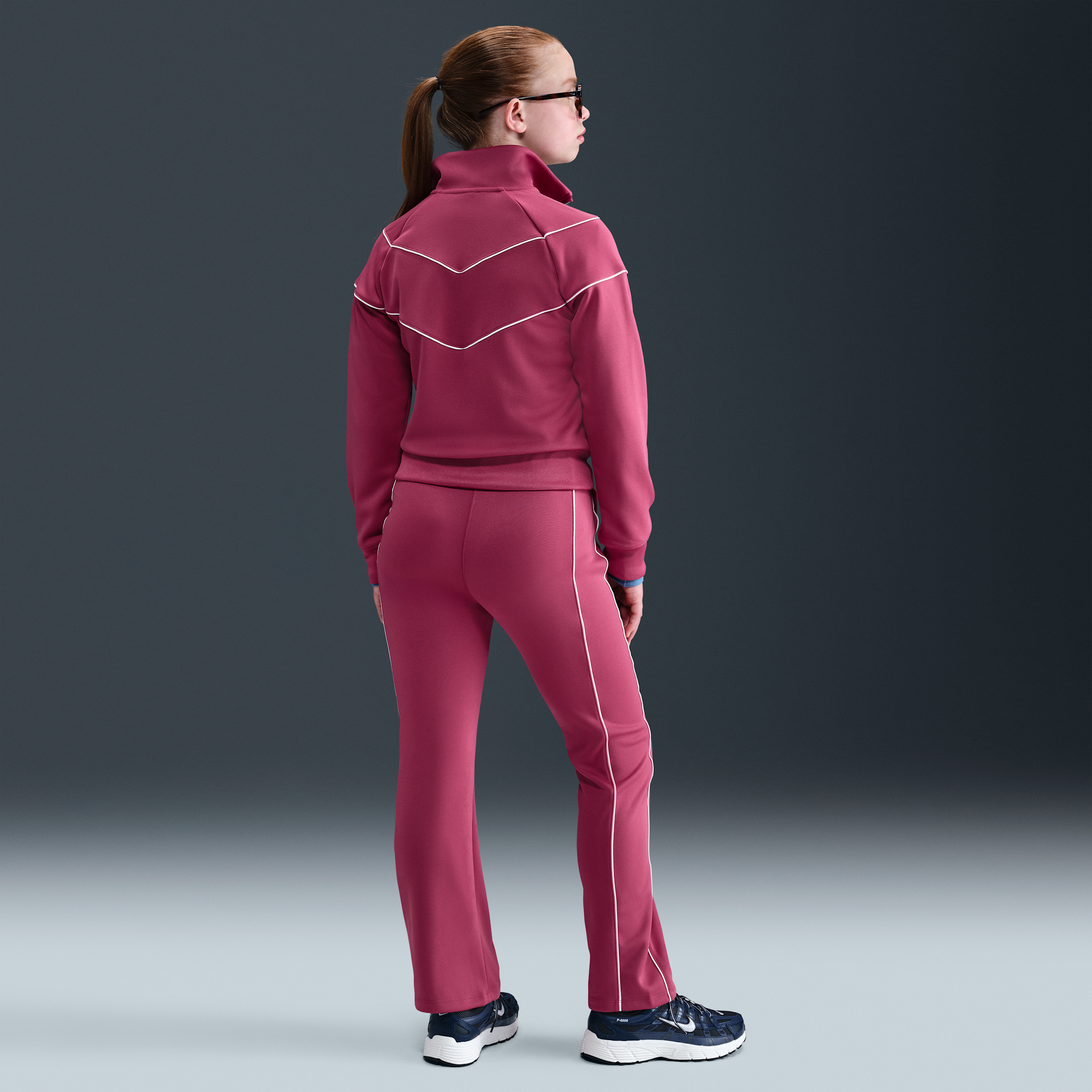 Nike Sportswear Knit Big Girls' Purple Track Jacket