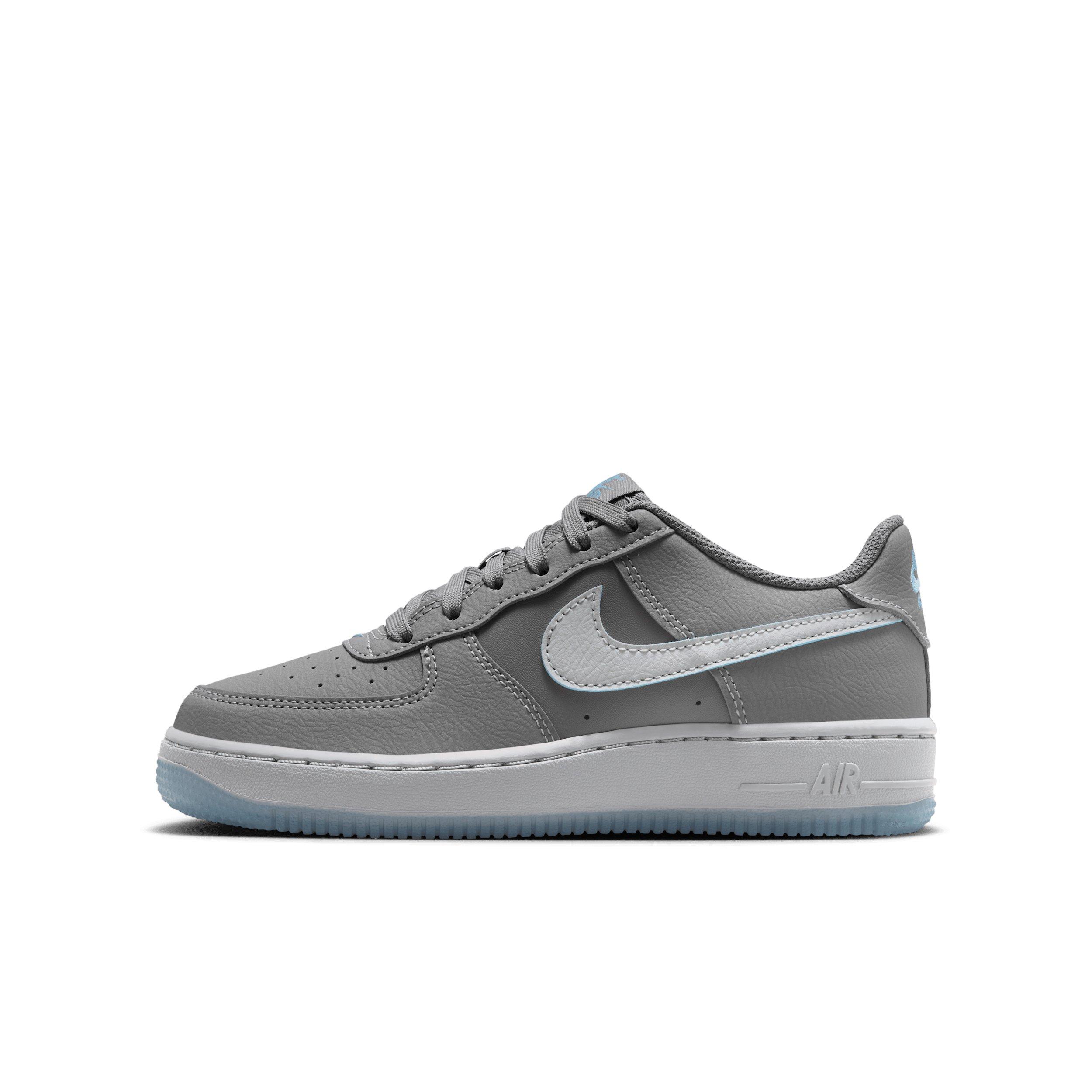 Nike Air Force 1 SE Grade School Boys' "Pencil Point/Work Blue/Wolf Grey" Shoe