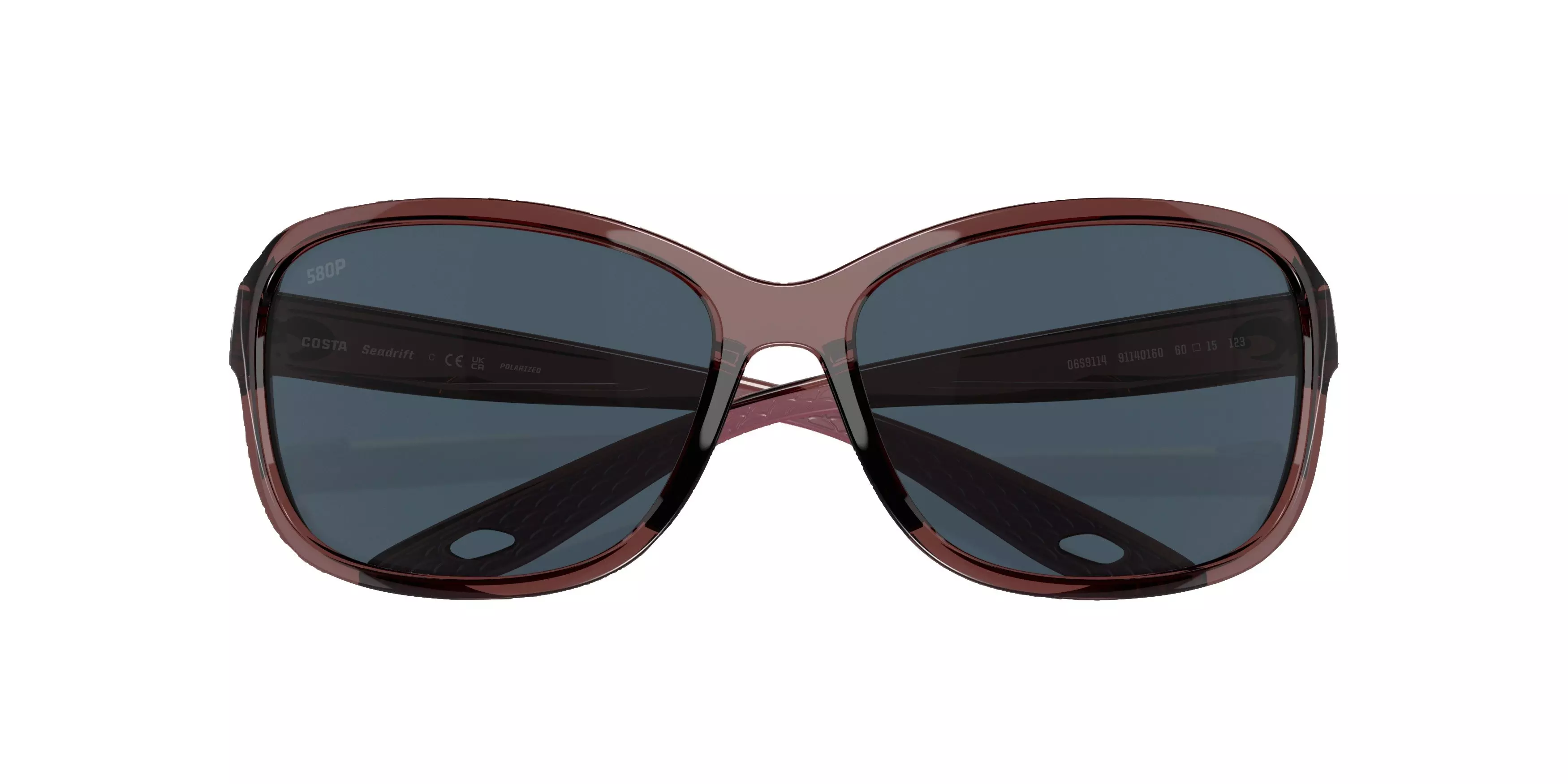 Costa Del Mar Seadrift S Grey Polarized Sunglasses - Purple - PURPLE