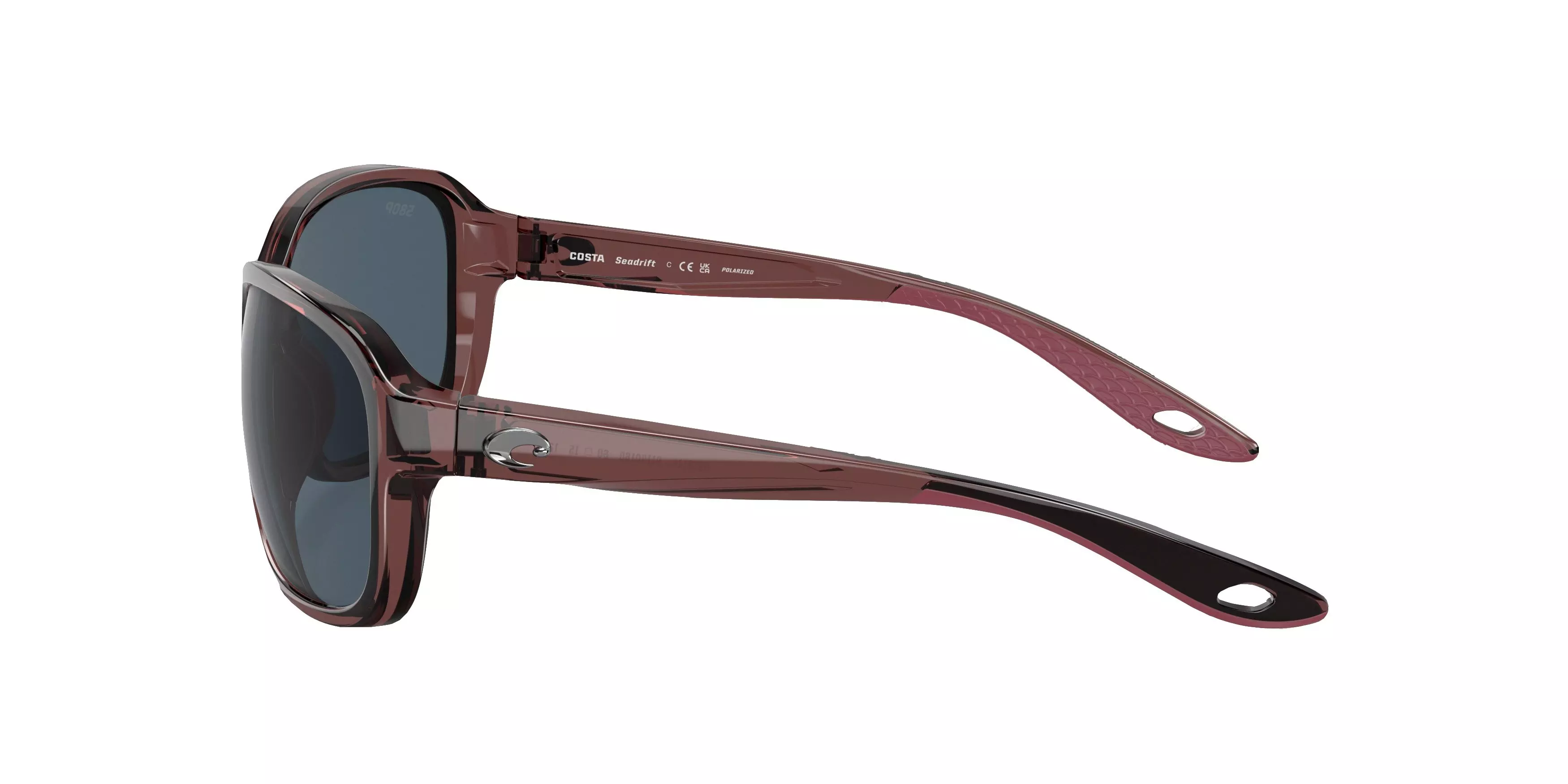 Costa Del Mar Seadrift S Grey Polarized Sunglasses - Purple - PURPLE
