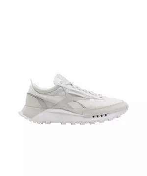 Reebok Classic Leather "White/Grey" Grade Boys' Shoe