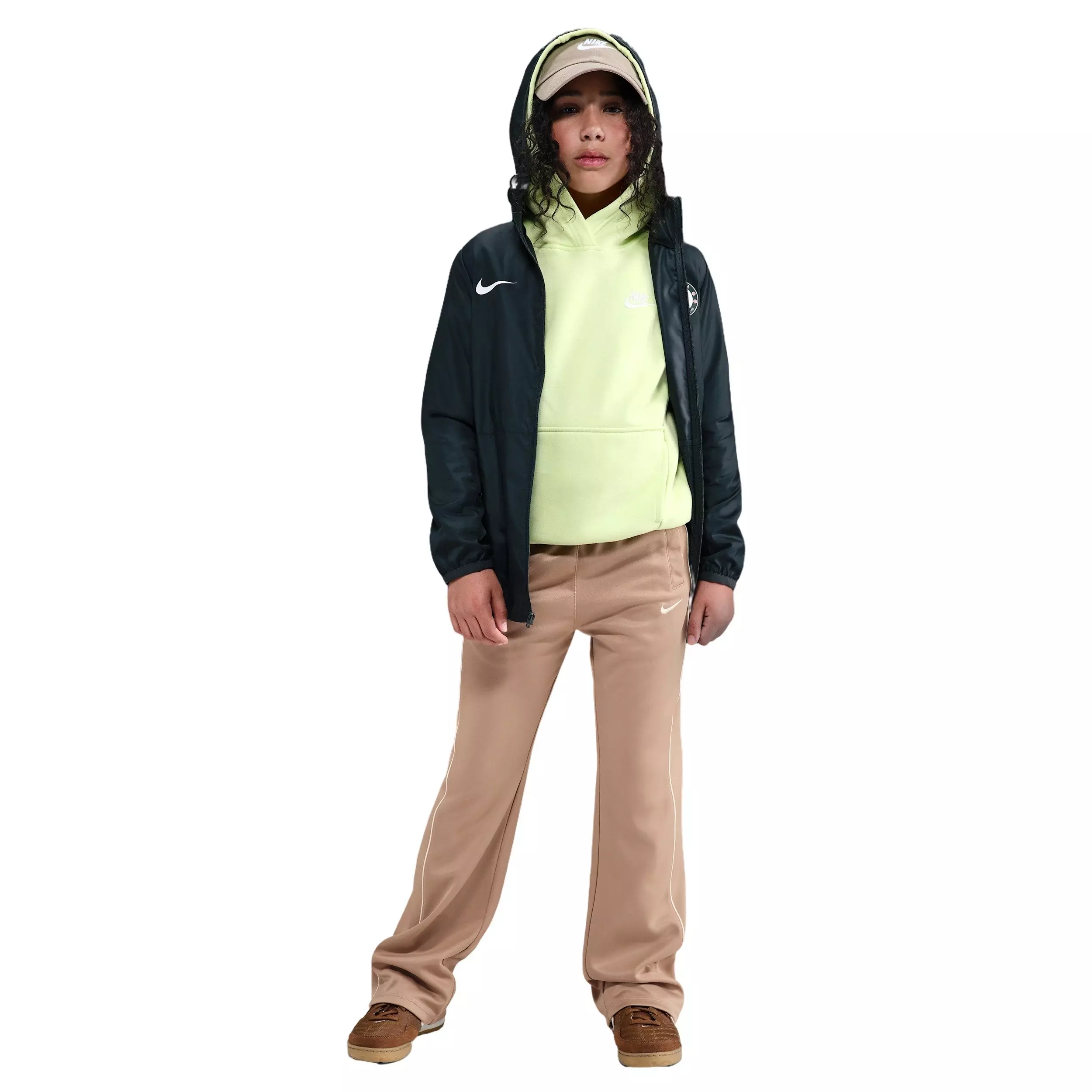Nike Big Girls' Sportswear Tracksuit Bottoms - Brown - BROWN