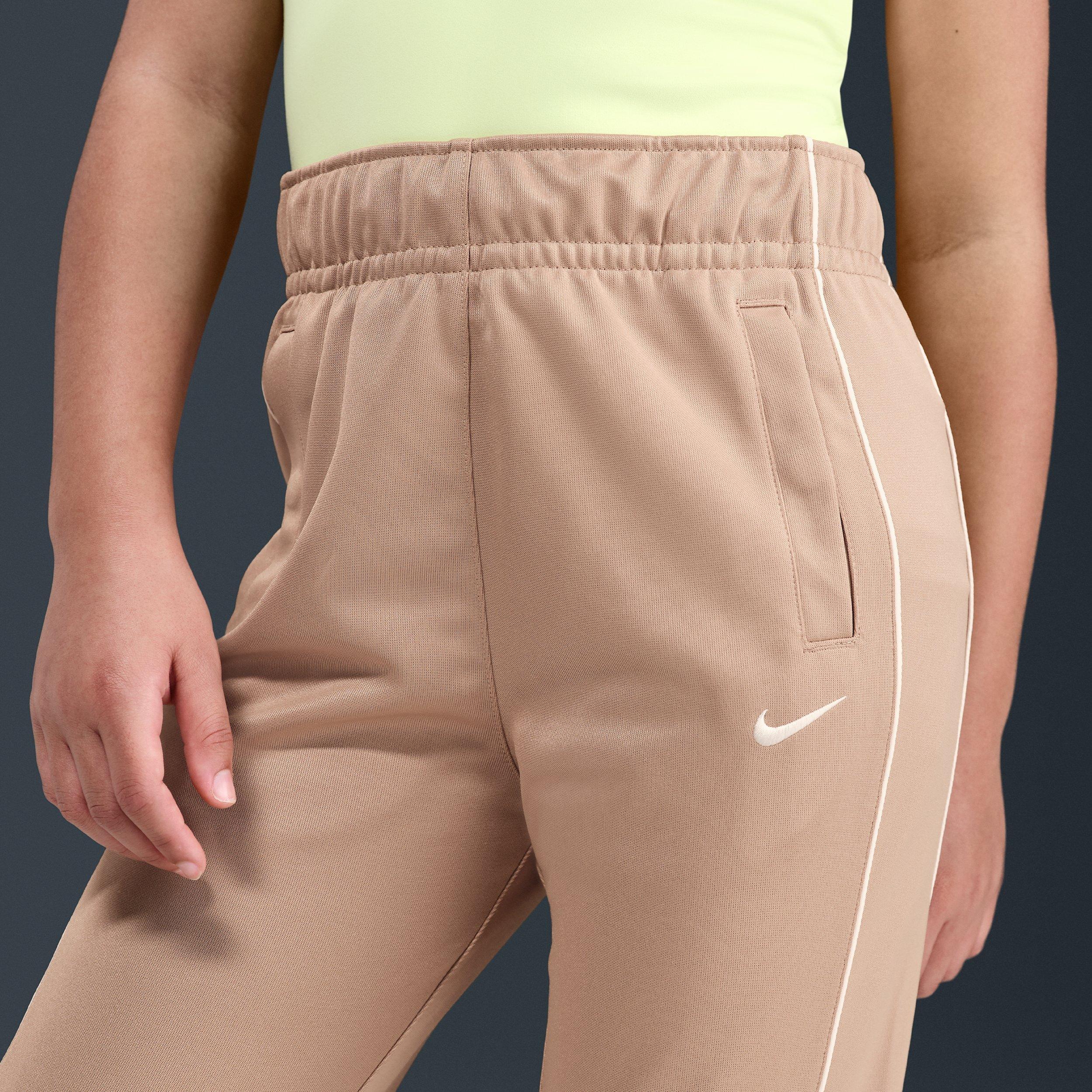 Nike Sportswear Big Girls' Brown Tracksuit Bottoms