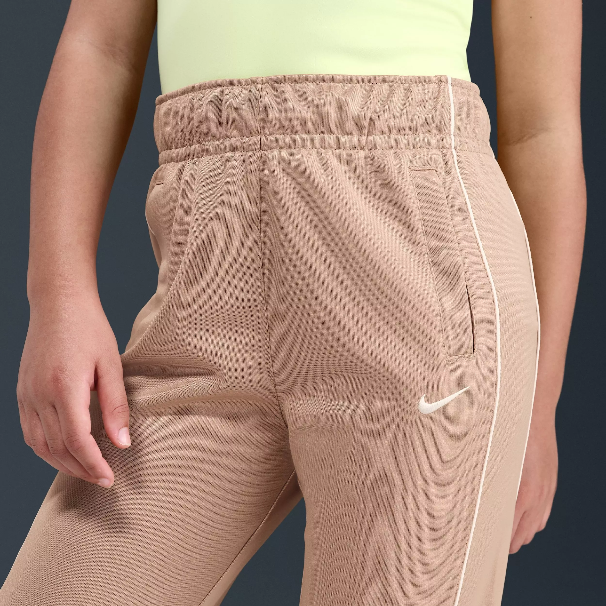 Nike Big Girls' Sportswear Tracksuit Bottoms - Brown - BROWN