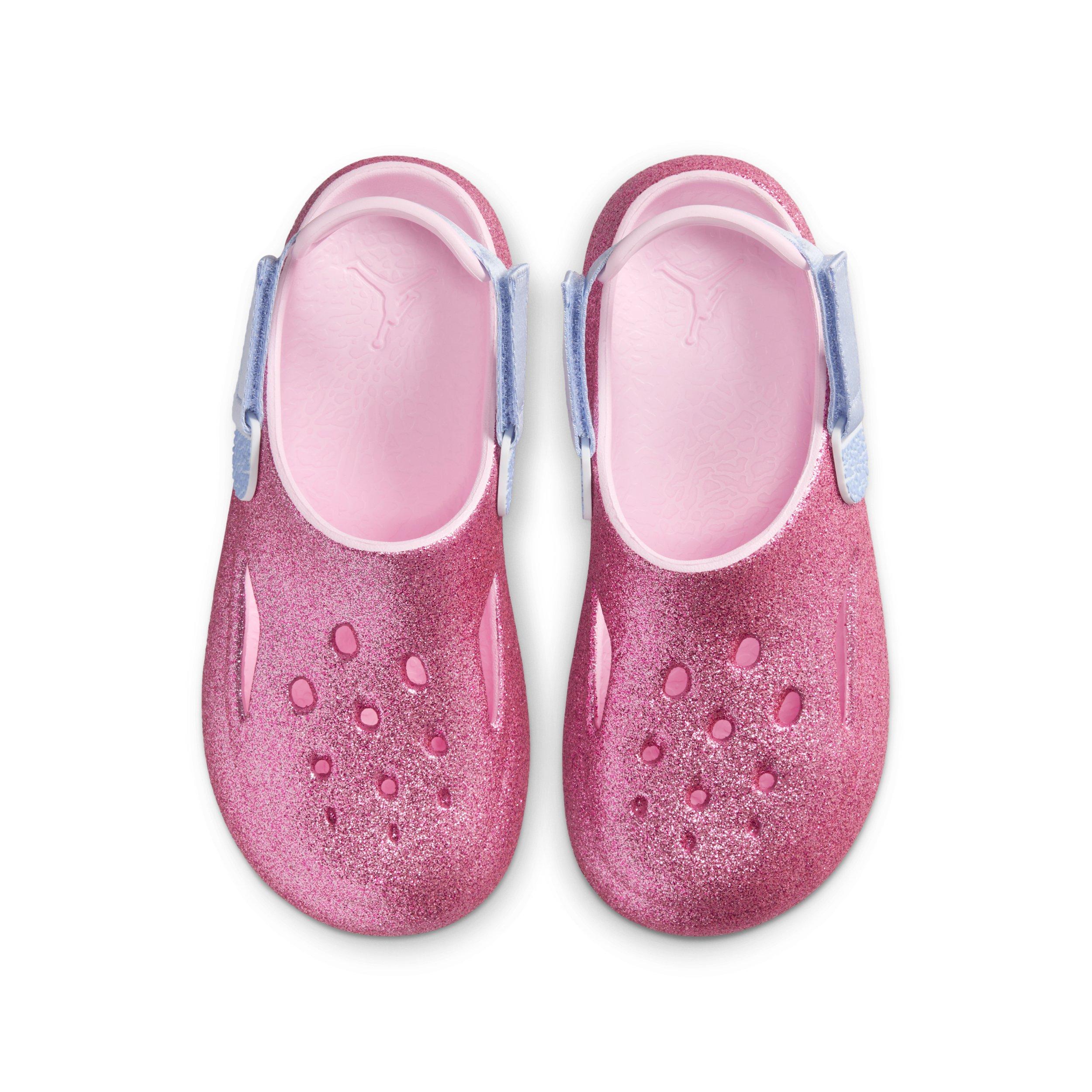 Jordan Hydrip "Pink Foam/Pink Foam/Cobalt Bliss/Pink Rise" Grade School Girls' Shoe - PINK/PINK/COBALT/PINK Thumbnail View 4