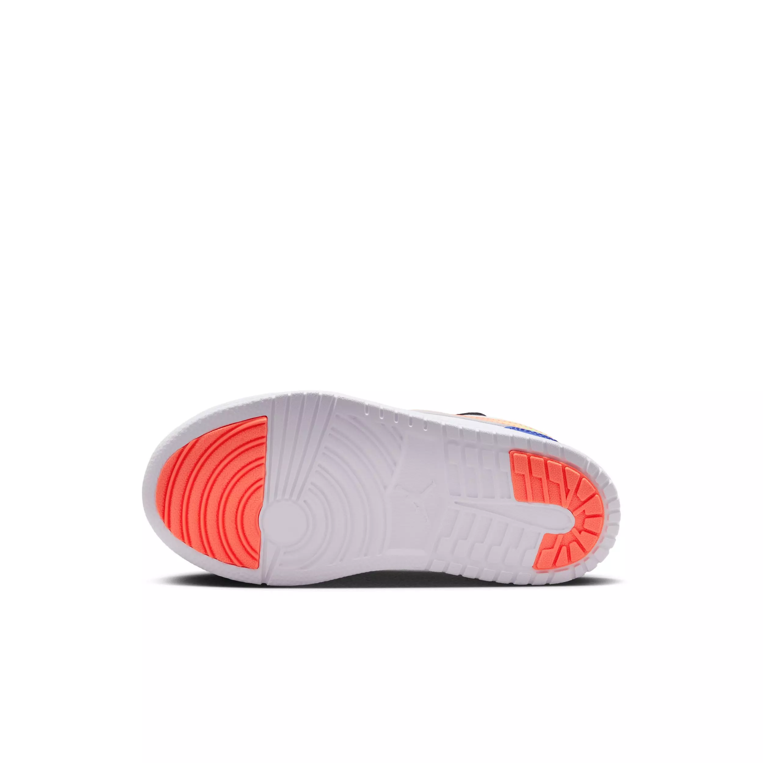 Jordan 1 Low Alt SE "White/Black/Game Royal/Bright Mango" Preschool Girls' Shoe - WHITE/BLACK/ROYAL/MANGO