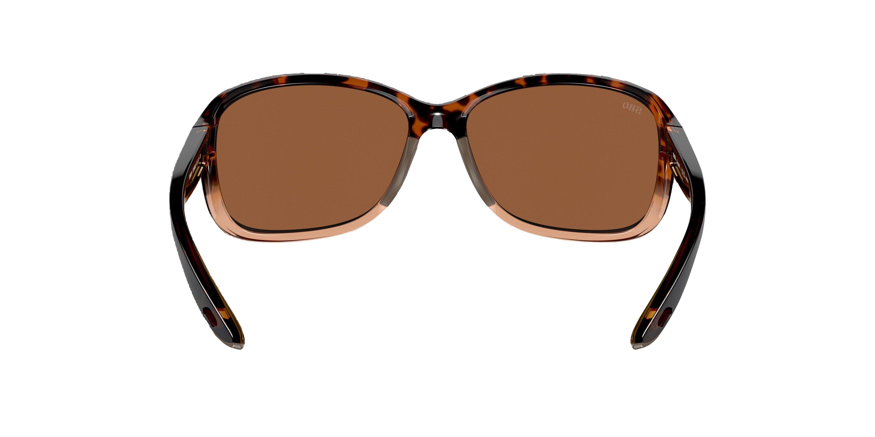 Costa Del Mar Seadrift S Copper Silver Mirror Polarized Sunglasses - Brown - BROWN Thumbnail View 3