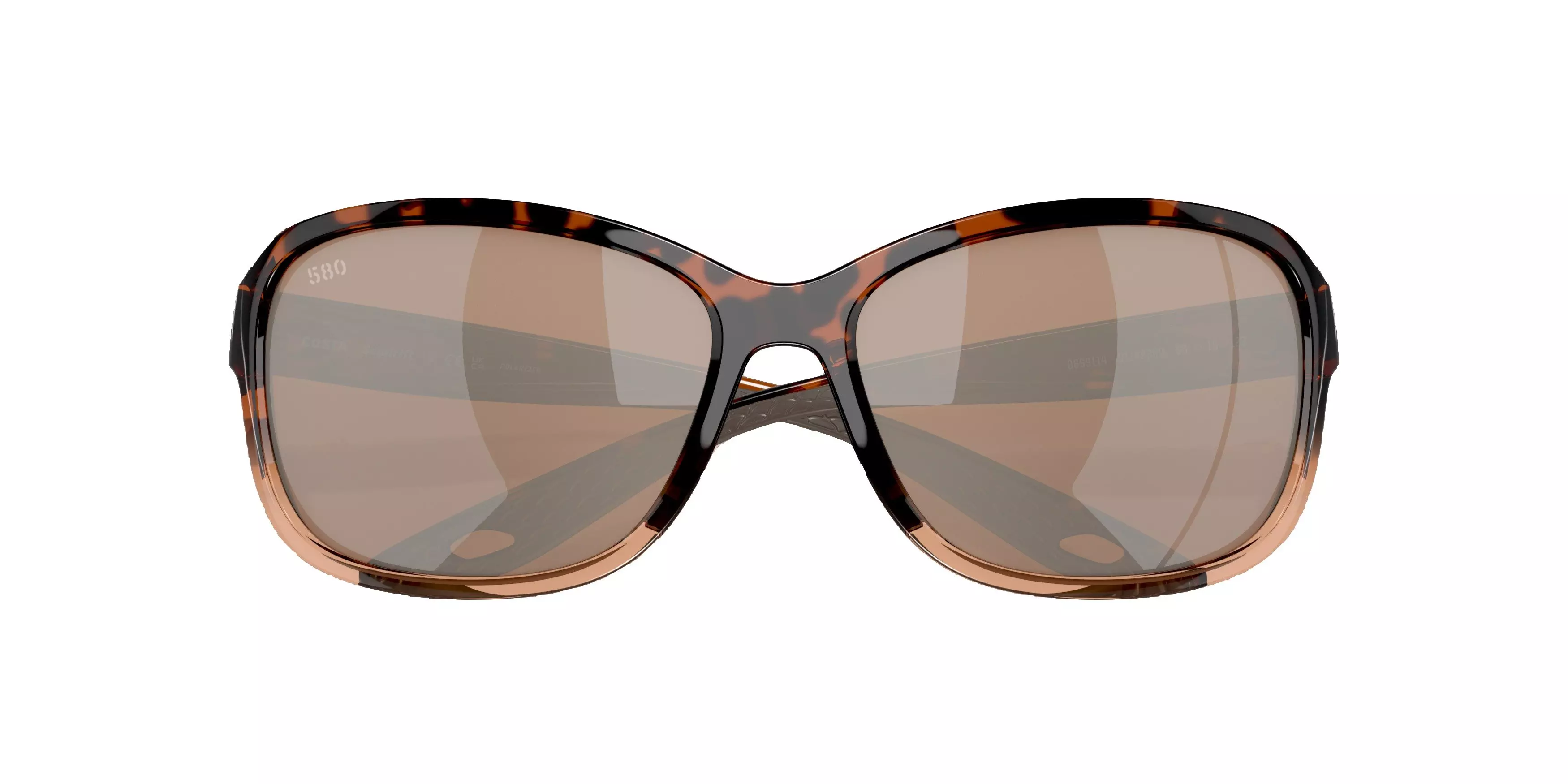 Costa Del Mar Seadrift S Copper Silver Mirror Polarized Sunglasses - Brown - BROWN
