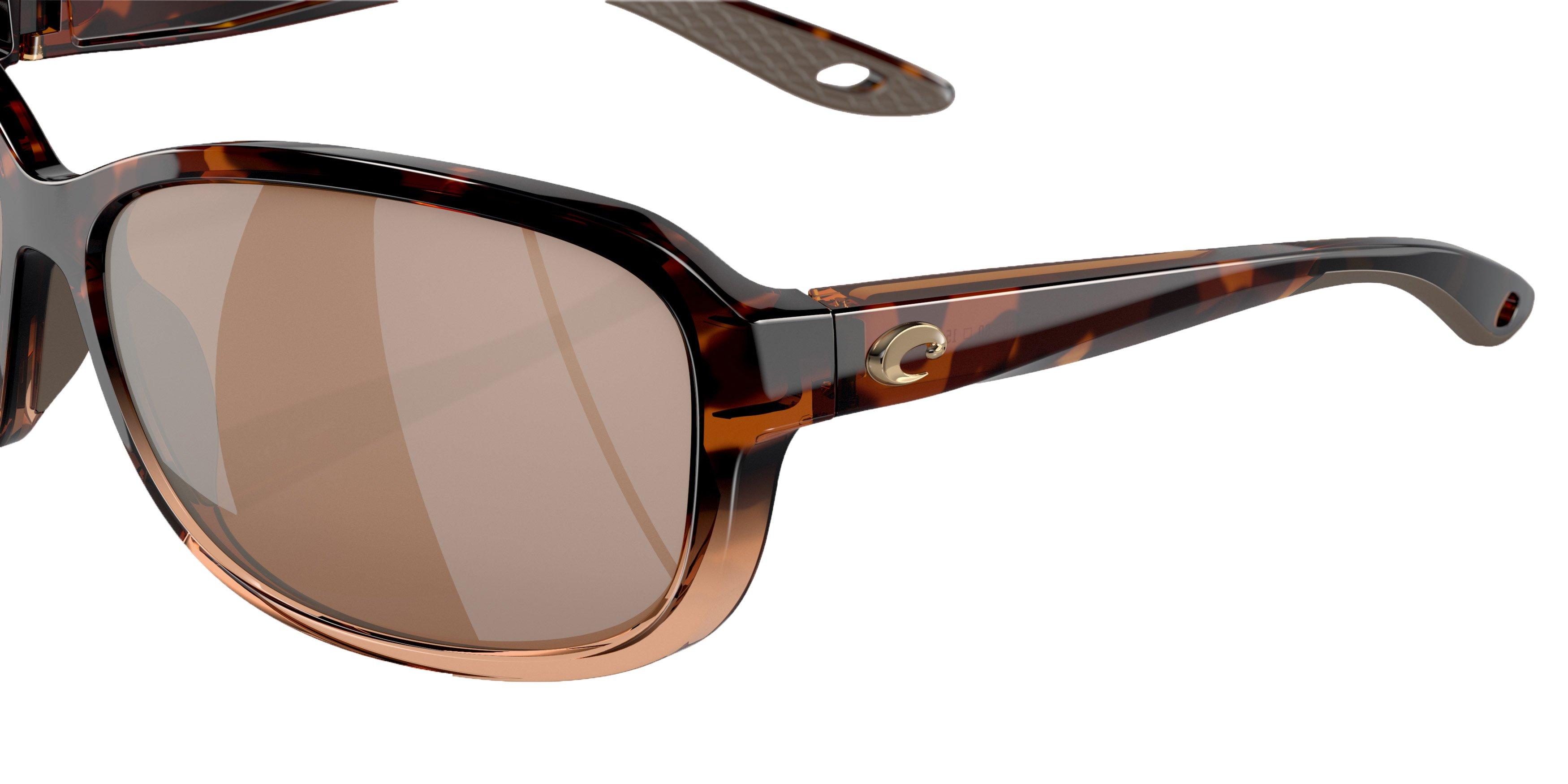 Costa Del Mar Seadrift S Copper Silver Mirror Polarized Sunglasses - Brown - BROWN Thumbnail View 6
