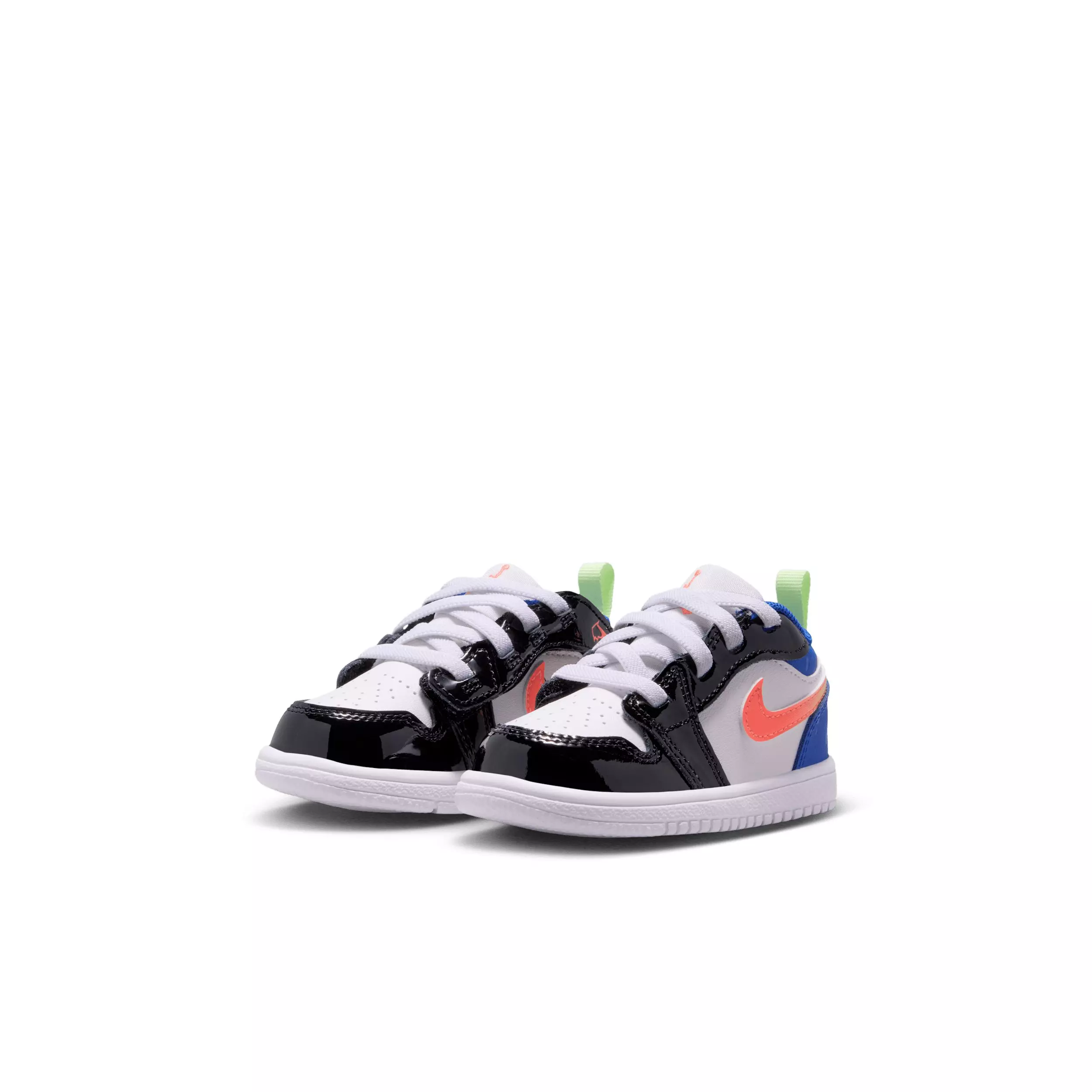 Jordan 1 Low Alt "White/Black/Game Royal/Bright Mango" Infant Girls' Shoe - WHITE/BLACK/ROYAL/MANGO