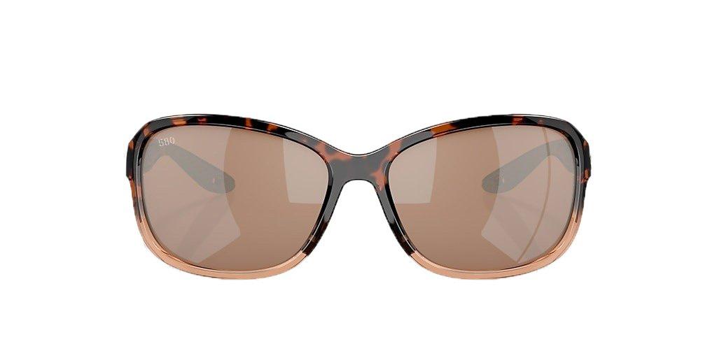 Costa Del Mar Seadrift M Copper Silver Mirror Polarized Sunglasses - Brown - BROWN Thumbnail View 2