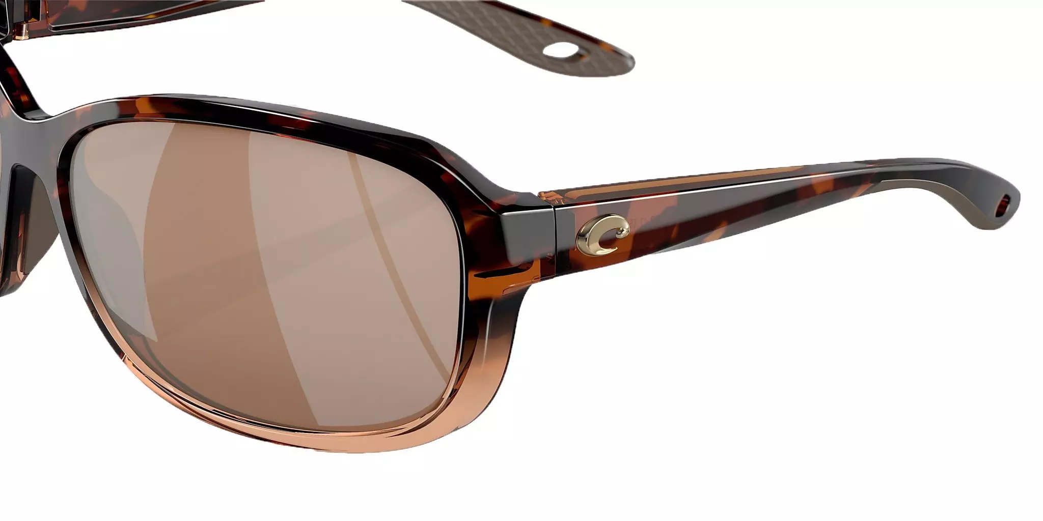 Costa Del Mar Seadrift M Copper Silver Mirror Polarized Sunglasses - Brown - BROWN