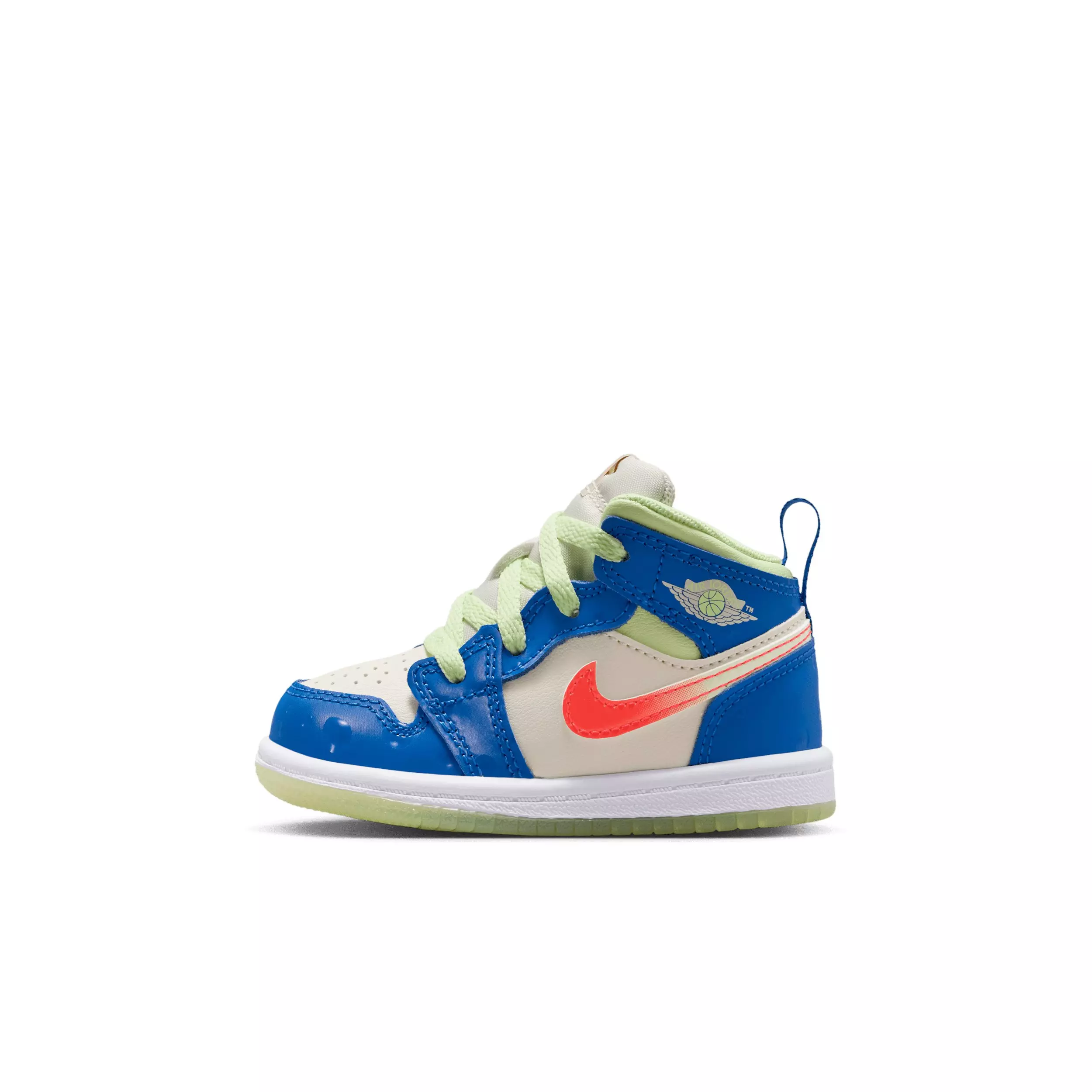 Jordan 1 Mid SE "Game Royal/Barely Volt/Infrared 23/Pale Ivory" Infant Boys' Shoe - ROYAL/VOLT/INFRARED/IVORY