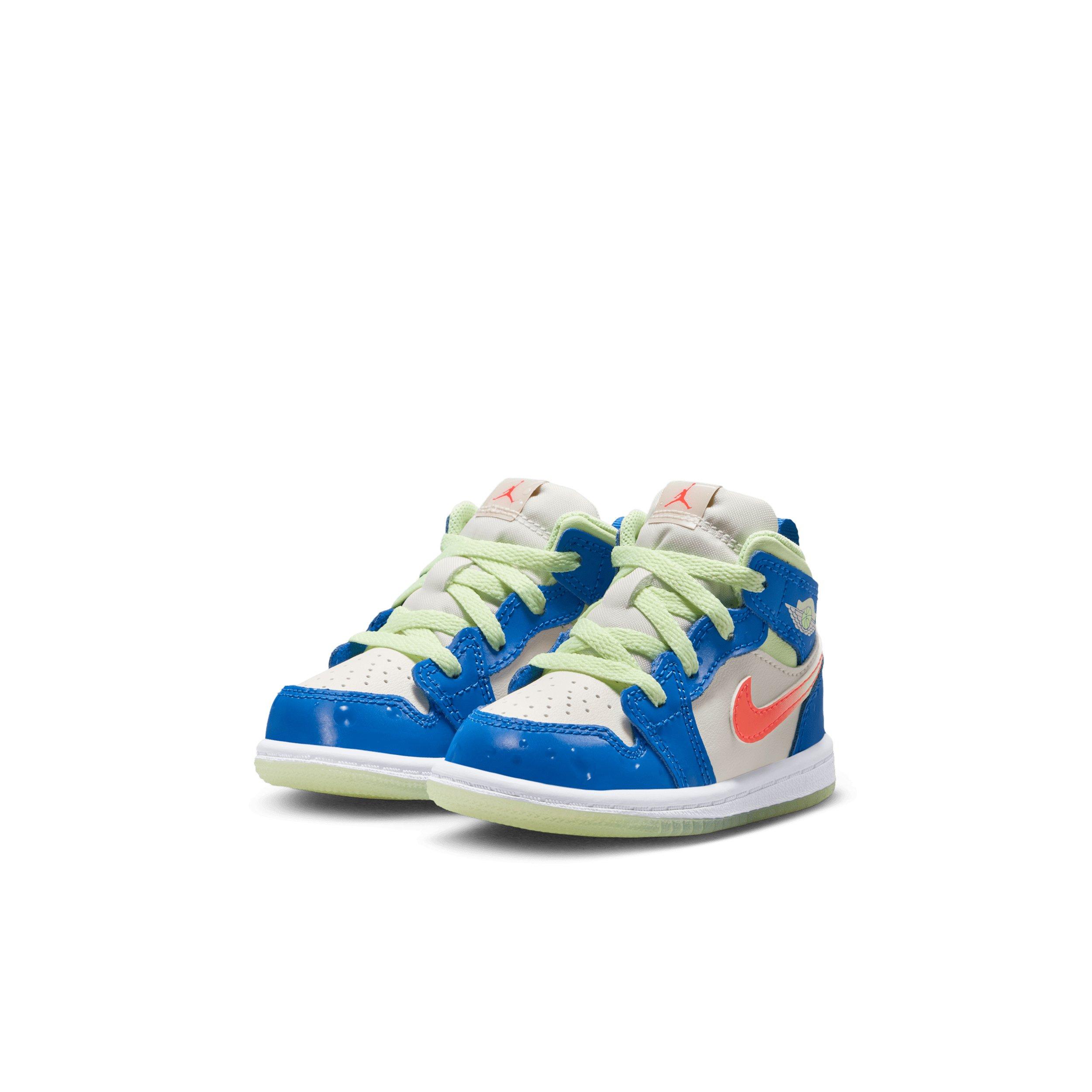 Jordan 1 Mid SE "Game Royal/Barely Volt/Infrared 23/Pale Ivory" Infant Boys' Shoe - ROYAL/VOLT/INFRARED/IVORY Thumbnail View 3