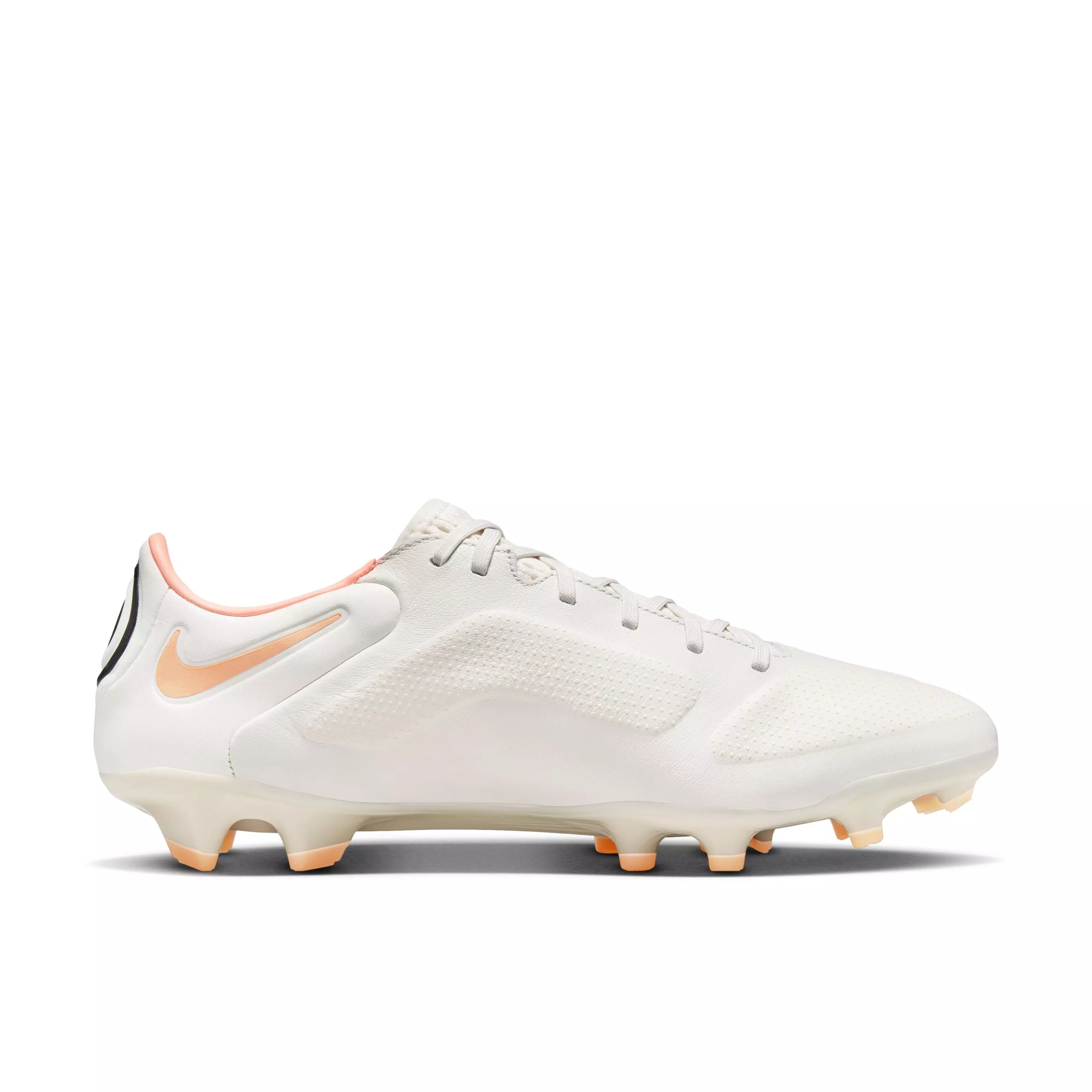 Nike Tiempo Legend 9 Pro FG "Phantom/Yellow Strike-Sunset Glow" Men's Soccer Cleat - GREY/YELLOW