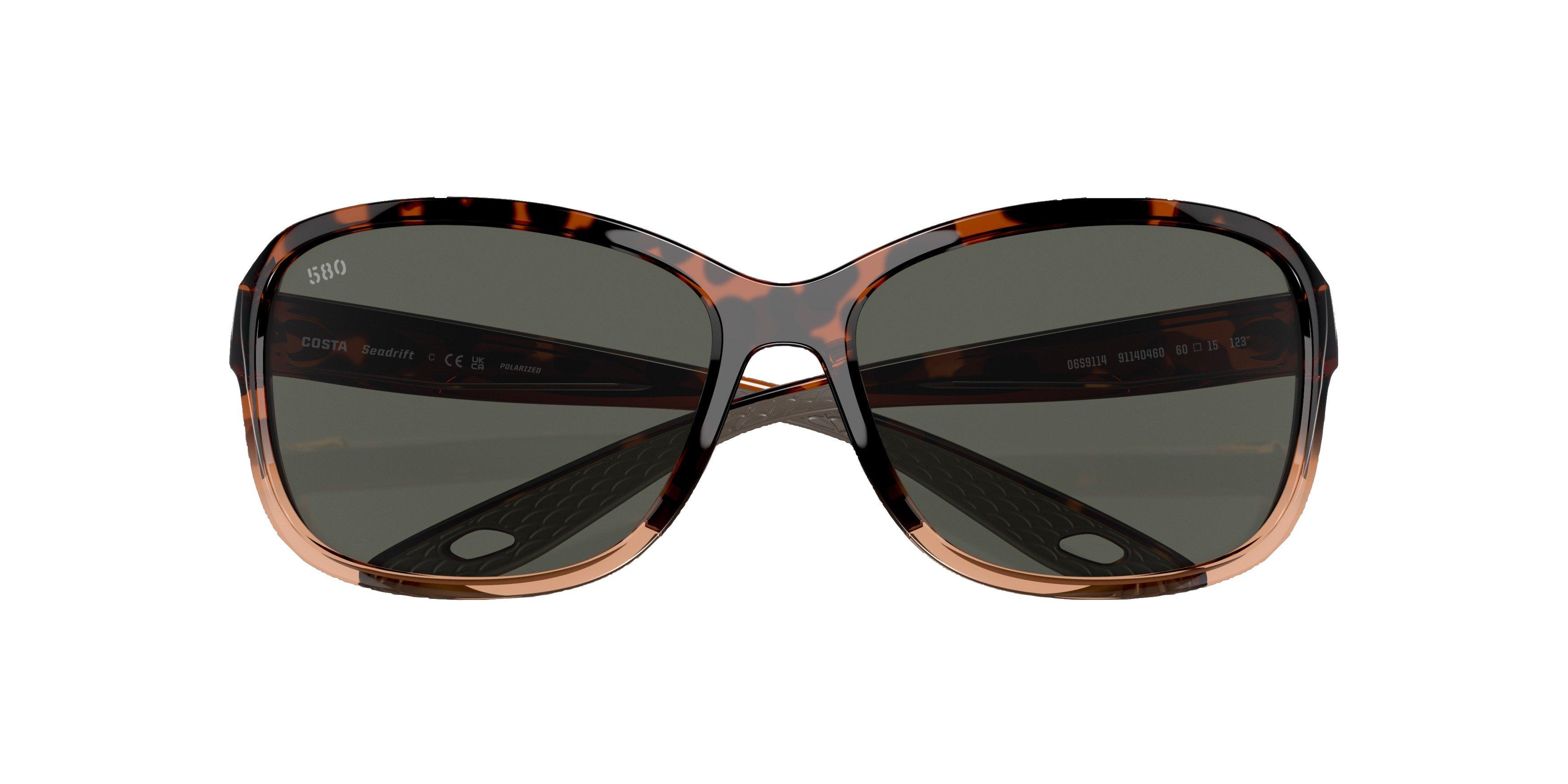 Costa Del Mar Seadrift S Grey Polarized Sunglasses - Brown - BROWN Thumbnail View 4