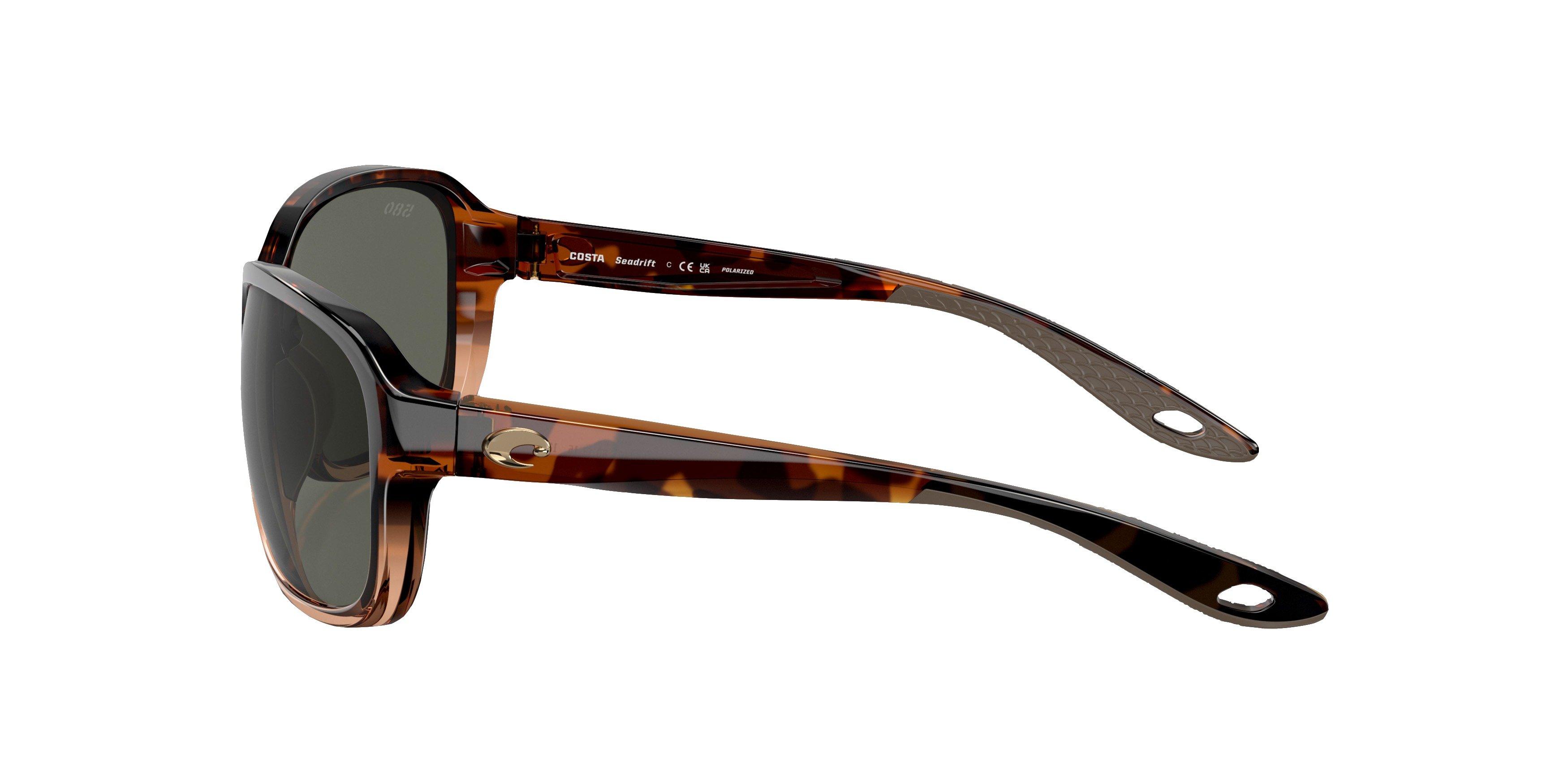 Costa Del Mar Seadrift S Grey Polarized Sunglasses - Brown - BROWN Thumbnail View 5