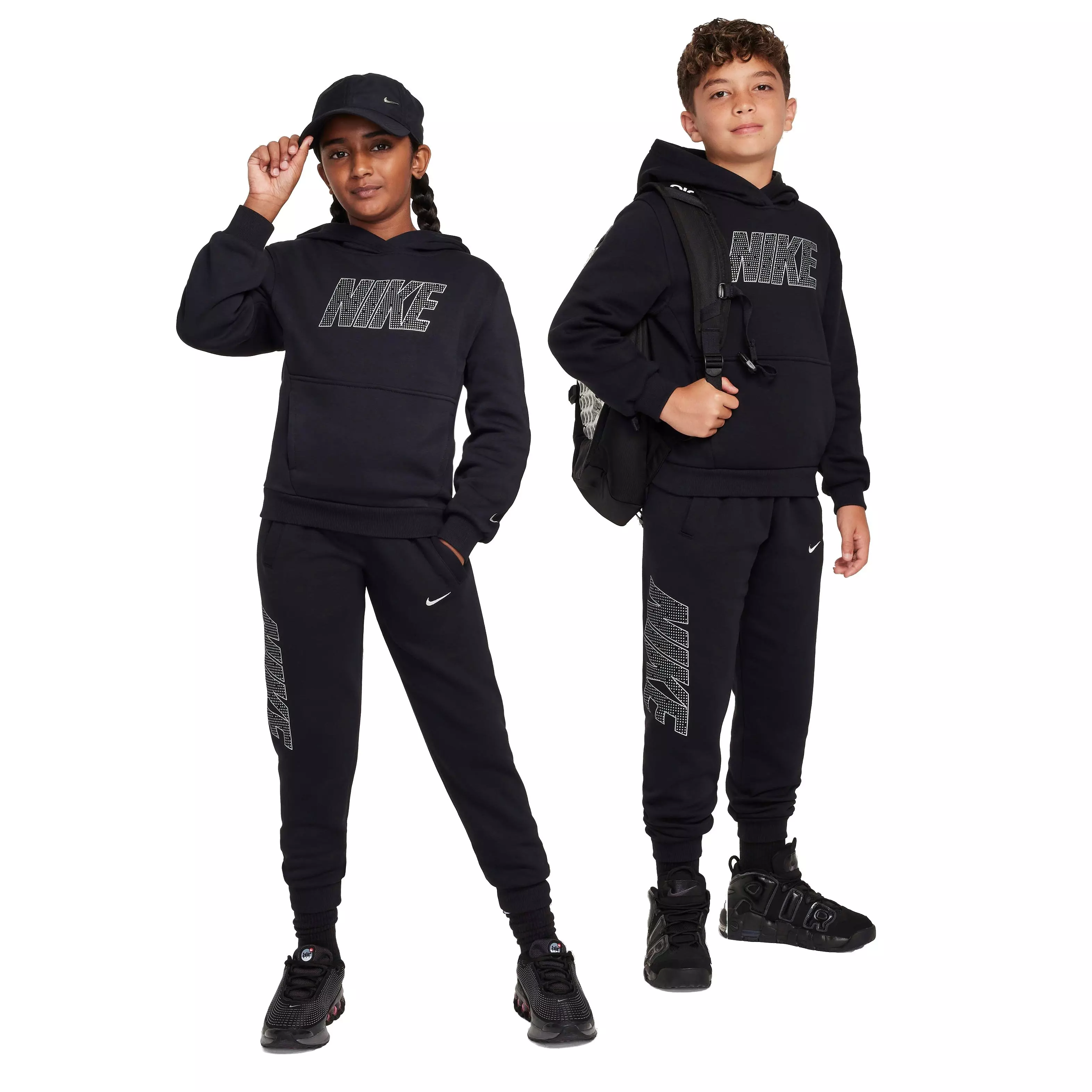 Nike Big Kids' Sportswear Club Fleece Joggers - BLACK