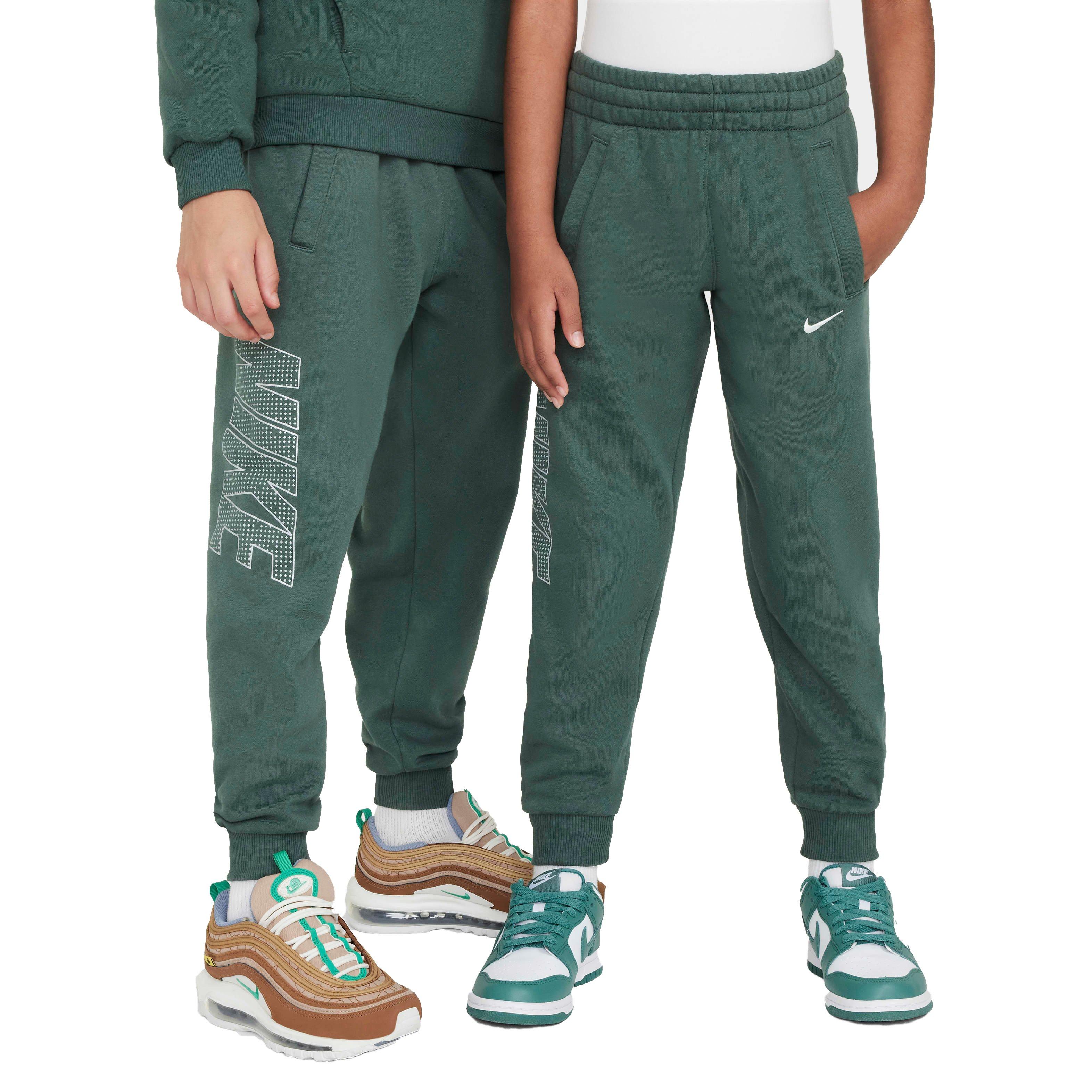 Nike Big Kids' Sportswear Club Fleece Joggers - GREEN Thumbnail View 1