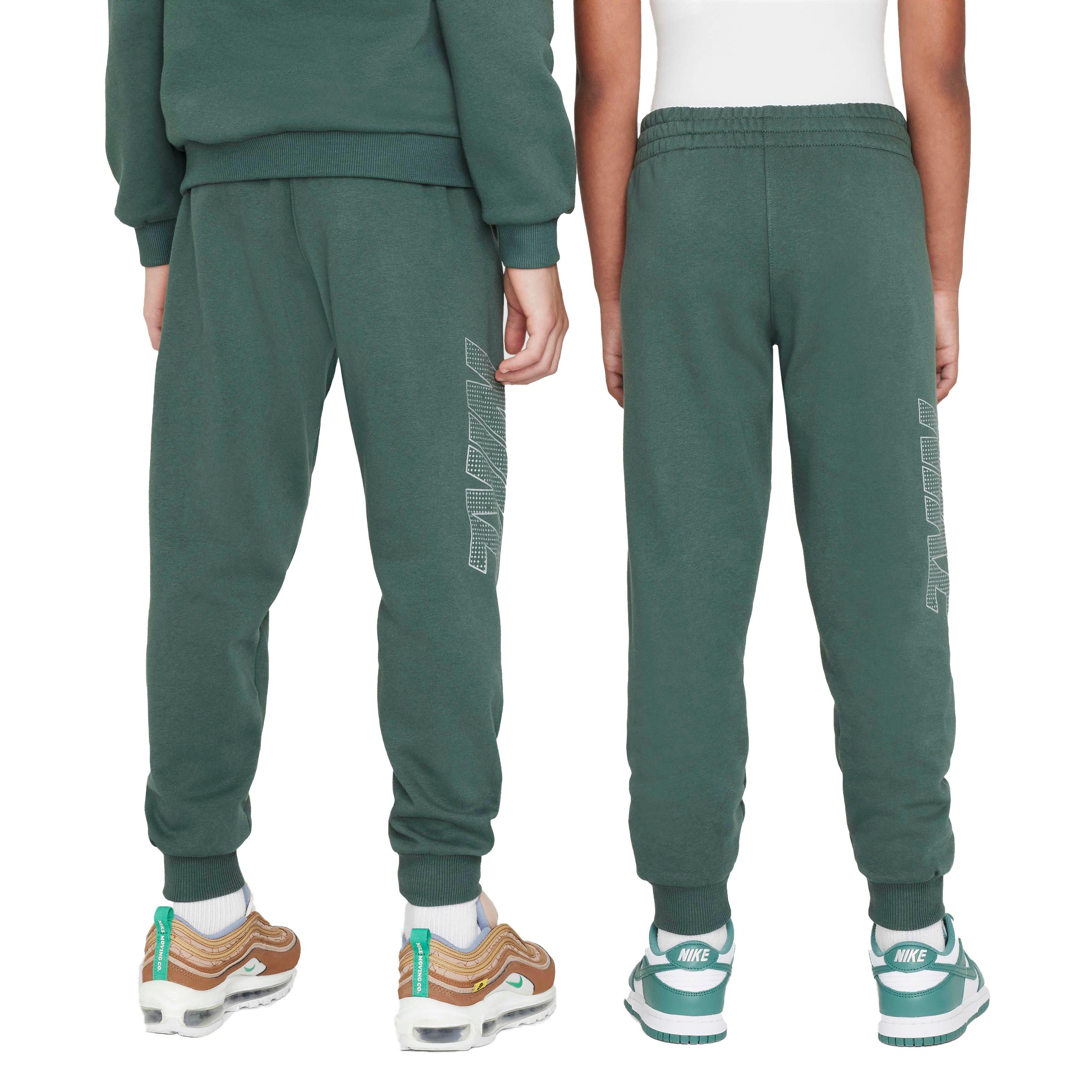 Nike Big Kids' Sportswear Club Fleece Joggers - GREEN Thumbnail View 2