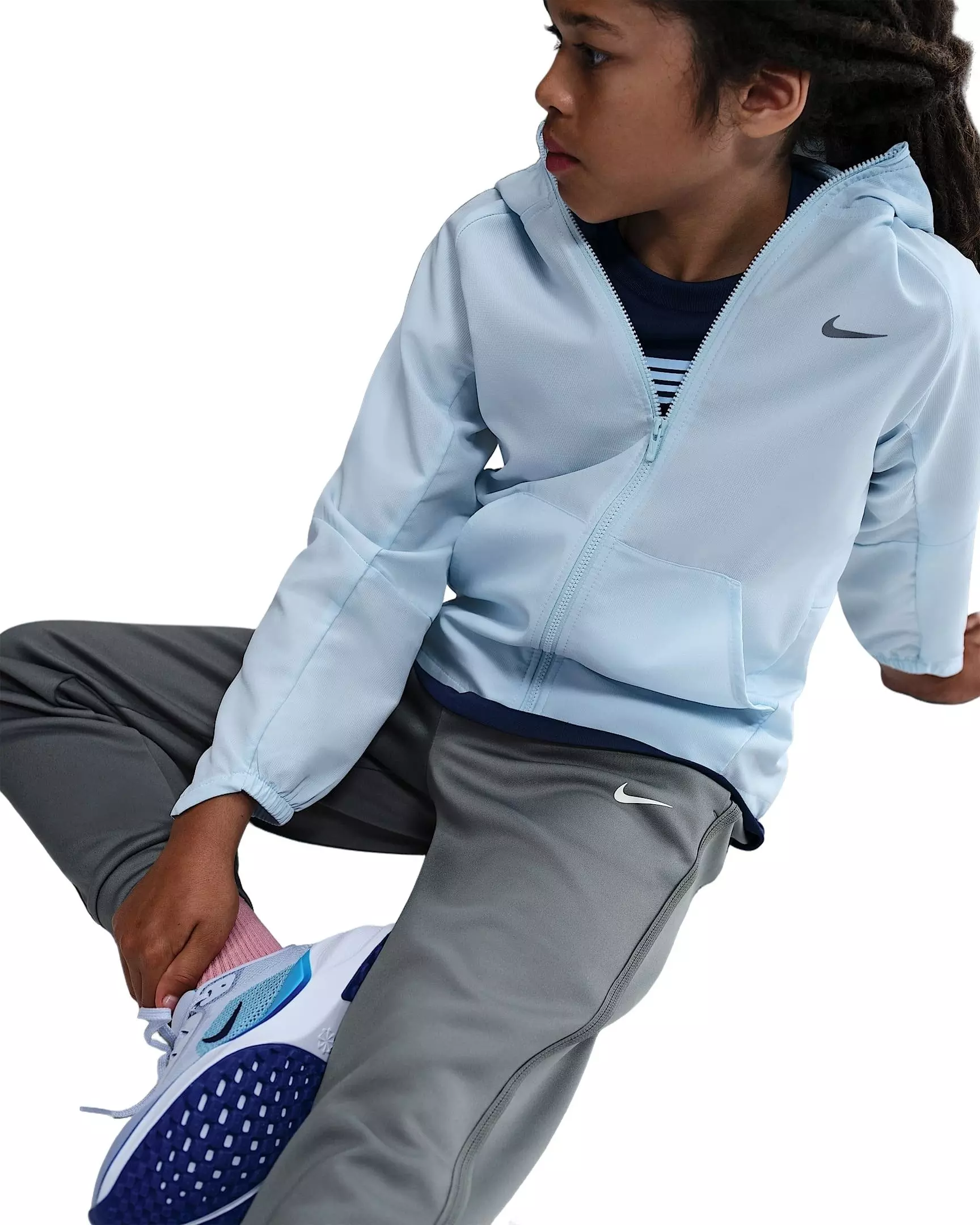 Nike Big Kids' Multi Knit Pants - Grey - GREY