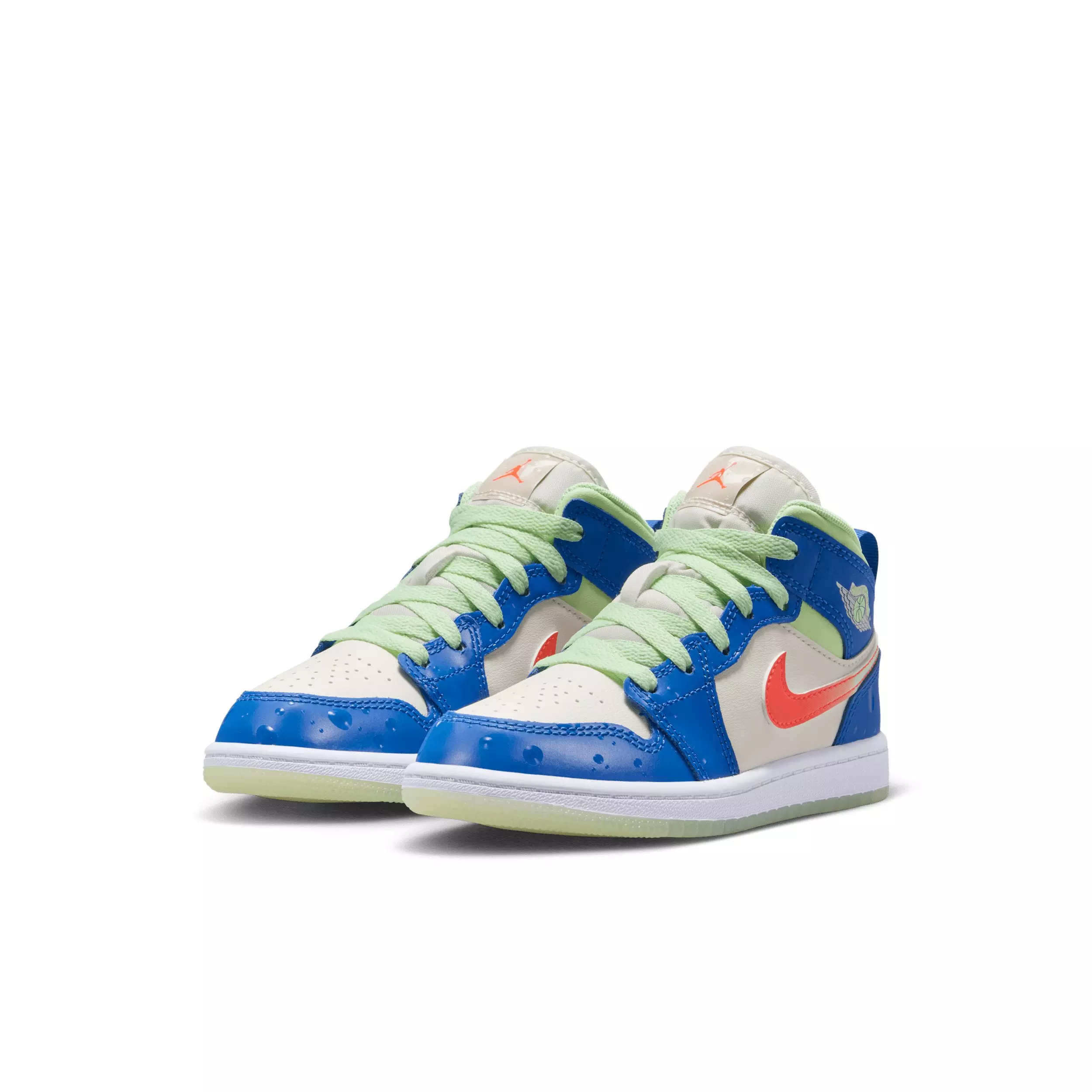 Jordan 1 Mid SE "Game Royal/Barely Volt/Infrared 23/Pale Ivory" Preschool Boys' Shoe - ROYAL/VOLT/INFRARED/IVORY