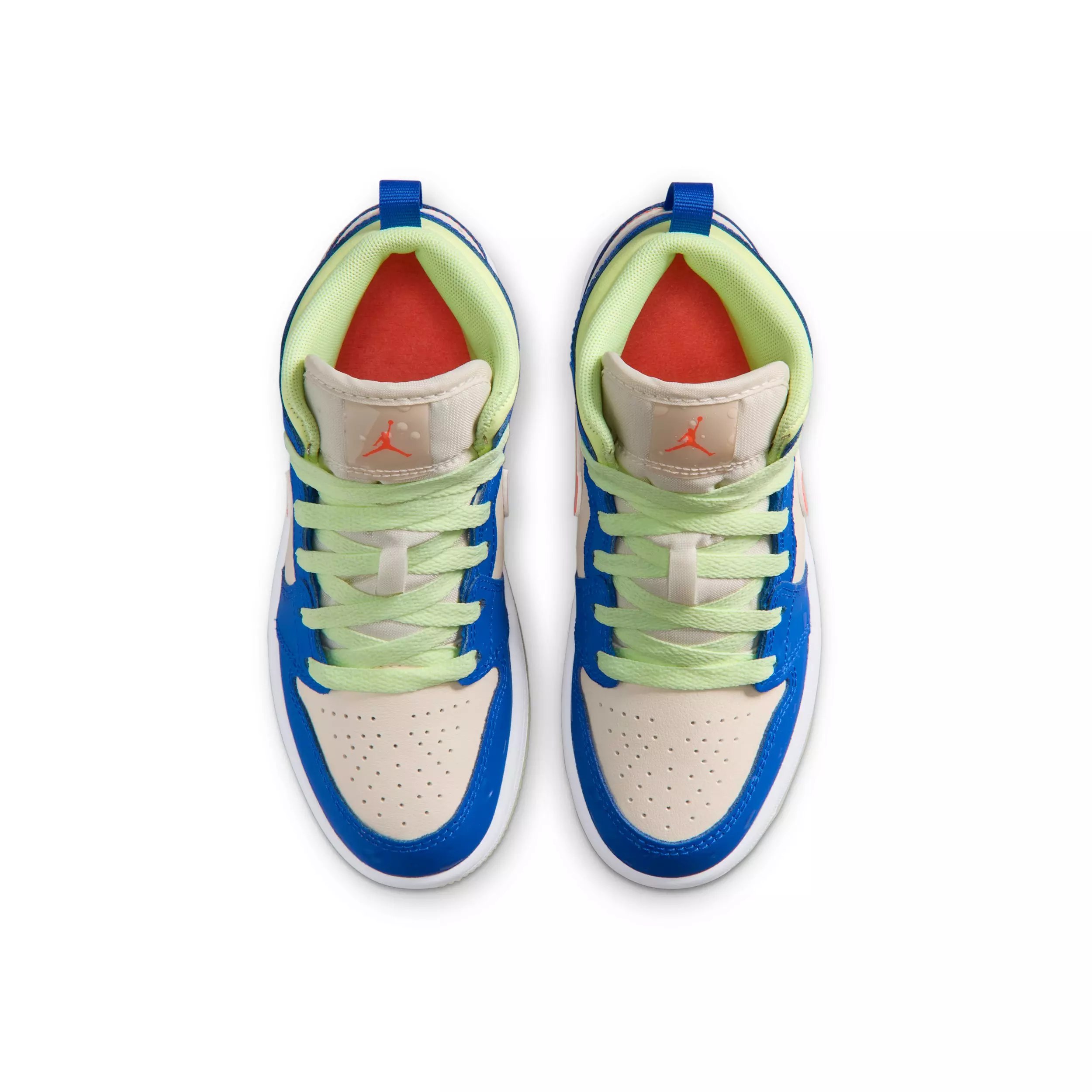 Jordan 1 Mid SE "Game Royal/Barely Volt/Infrared 23/Pale Ivory" Preschool Boys' Shoe - ROYAL/VOLT/INFRARED/IVORY