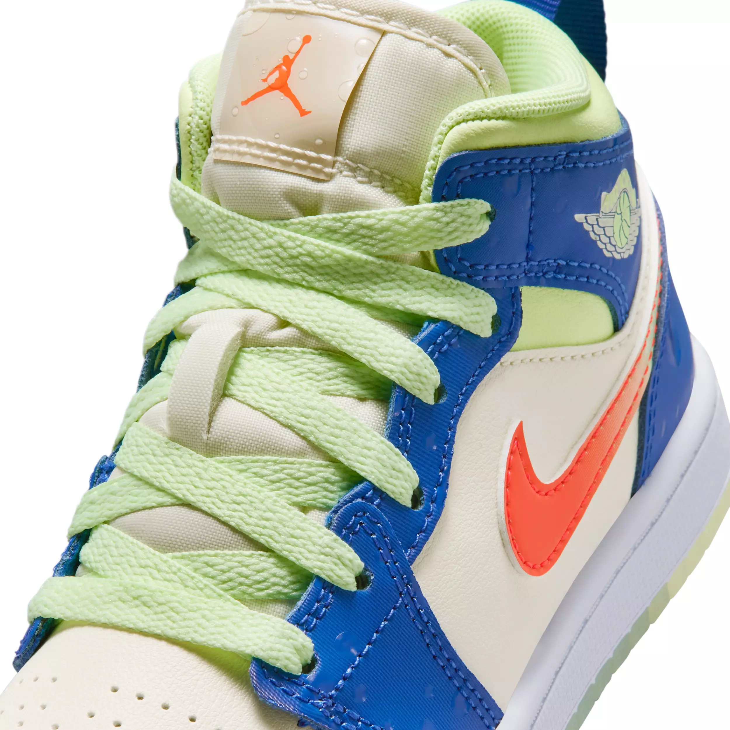 Jordan 1 Mid SE "Game Royal/Barely Volt/Infrared 23/Pale Ivory" Preschool Boys' Shoe - ROYAL/VOLT/INFRARED/IVORY