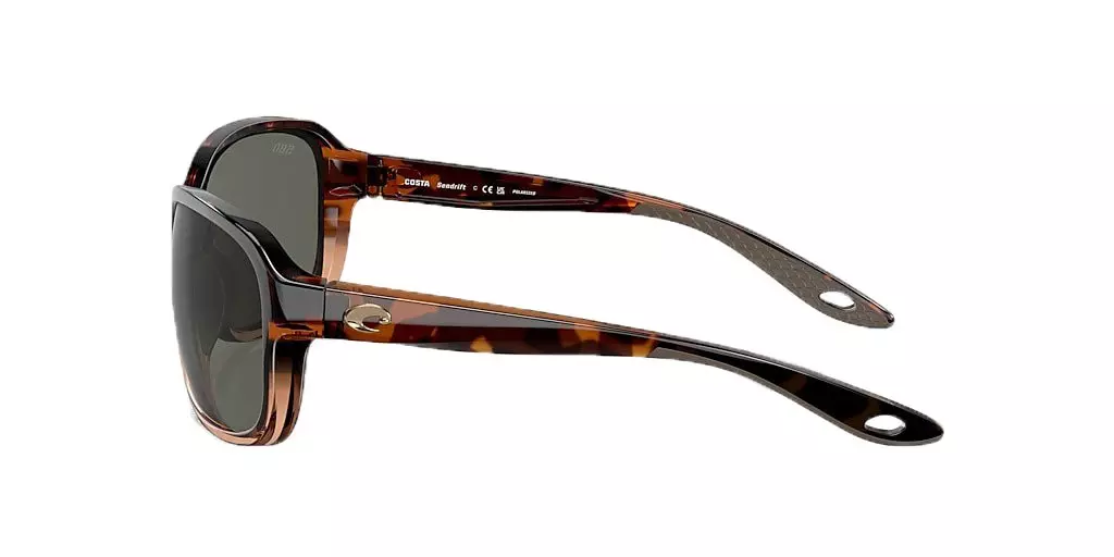 Costa Del Mar Seadrift M Grey Polarized Sunglasses - Brown - BROWN