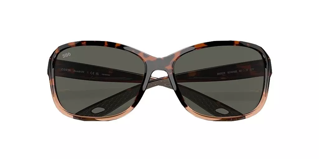 Costa Del Mar Seadrift M Grey Polarized Sunglasses - Brown - BROWN