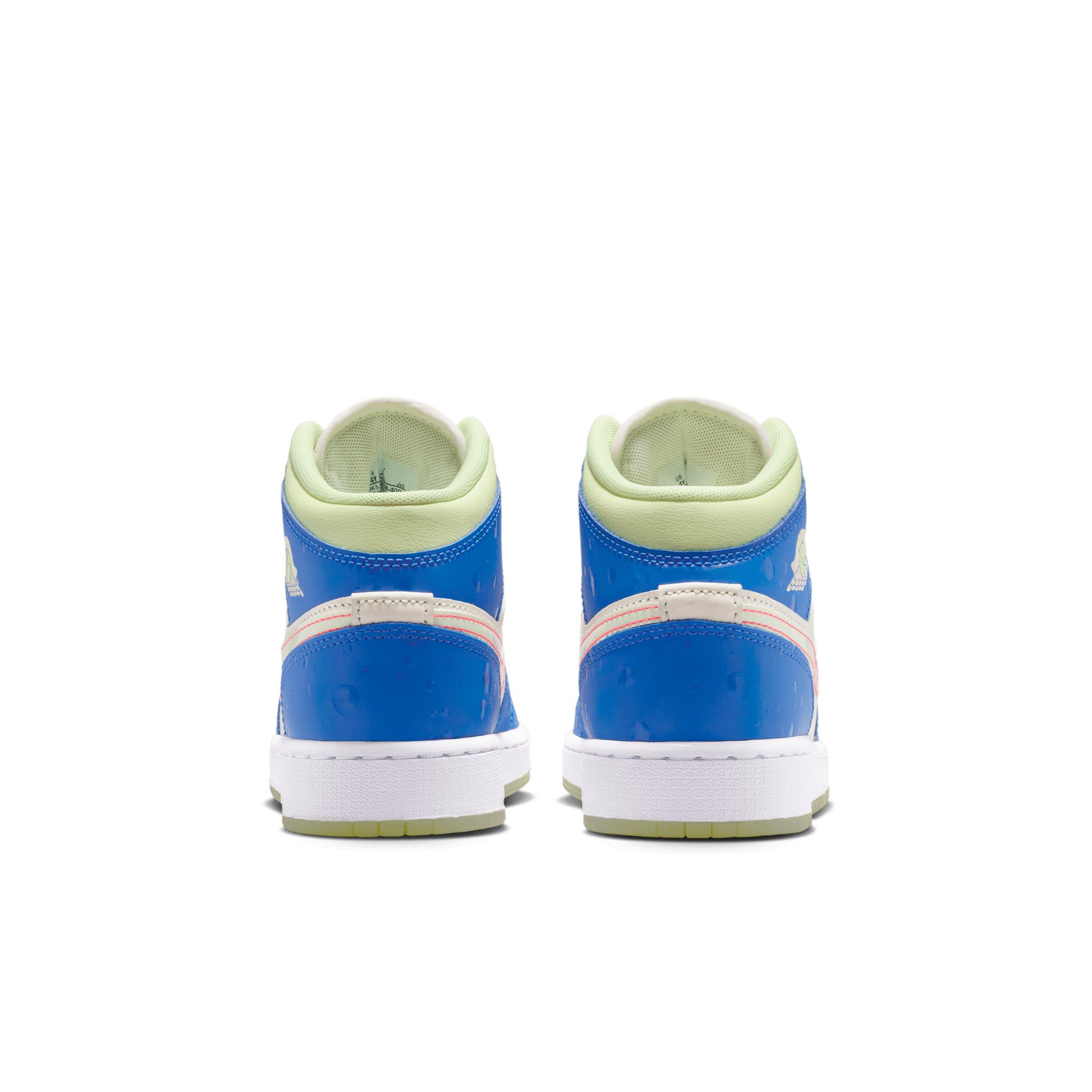 Jordan 1 Mid SE "Game Royal/Barely Volt/Infrared 23/Pale Ivory" Grade School Boys' Shoe - ROYAL/VOLT/INFRARED/IVORY Thumbnail View 5