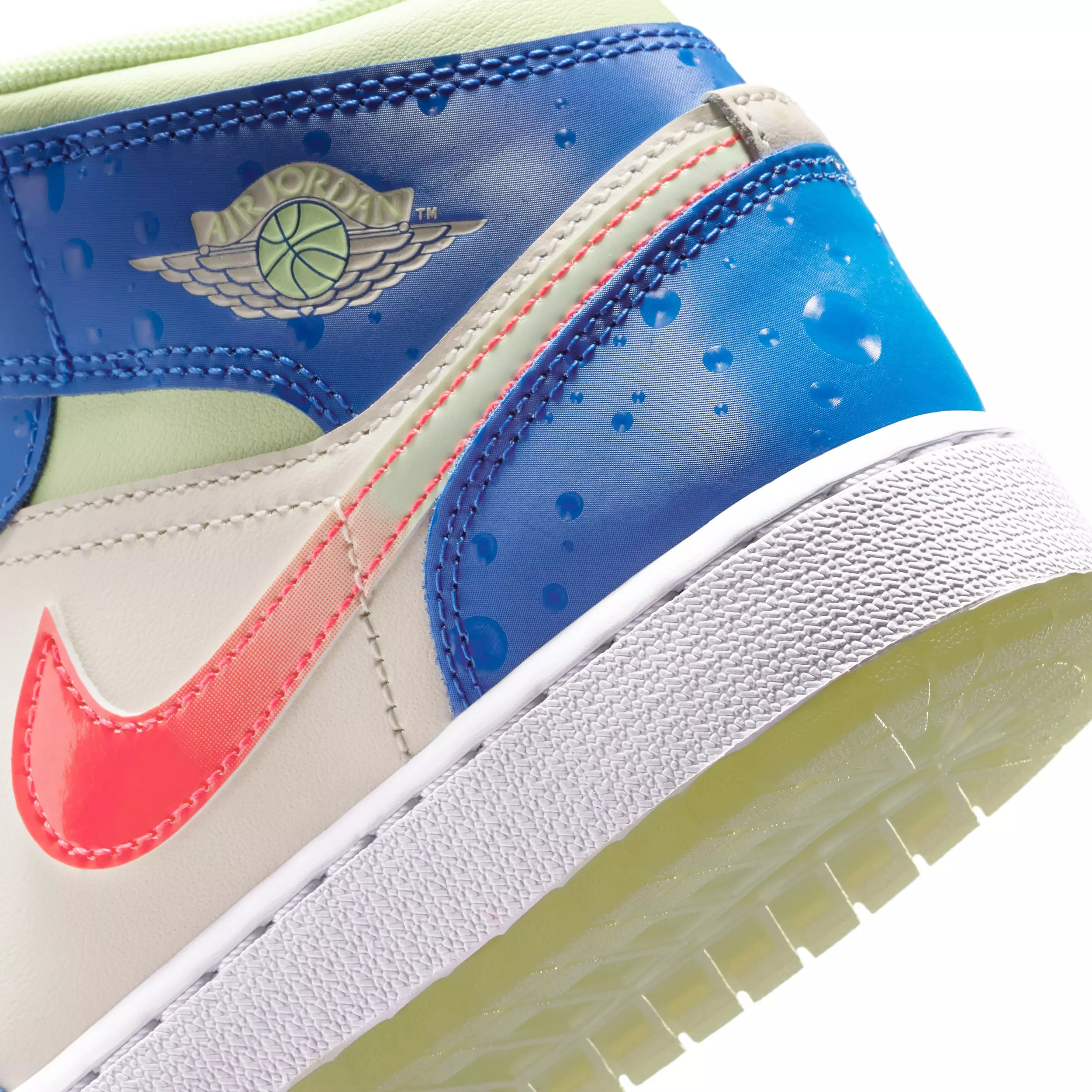Jordan 1 Mid SE "Game Royal/Barely Volt/Infrared 23/Pale Ivory" Grade School Boys' Shoe - ROYAL/VOLT/INFRARED/IVORY