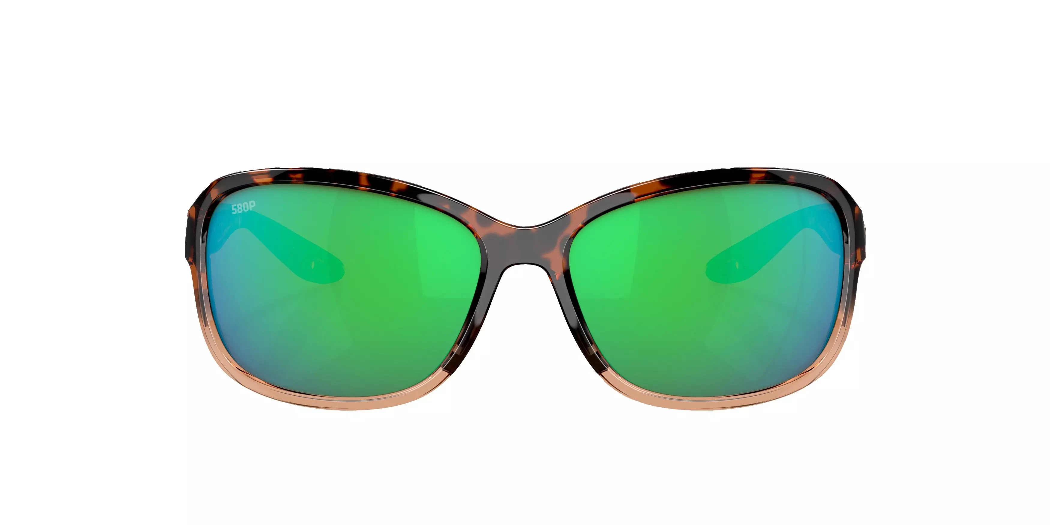 Costa Del Mar Seadrift S Green Mirror Polarized Sunglasses - Brown - BROWN