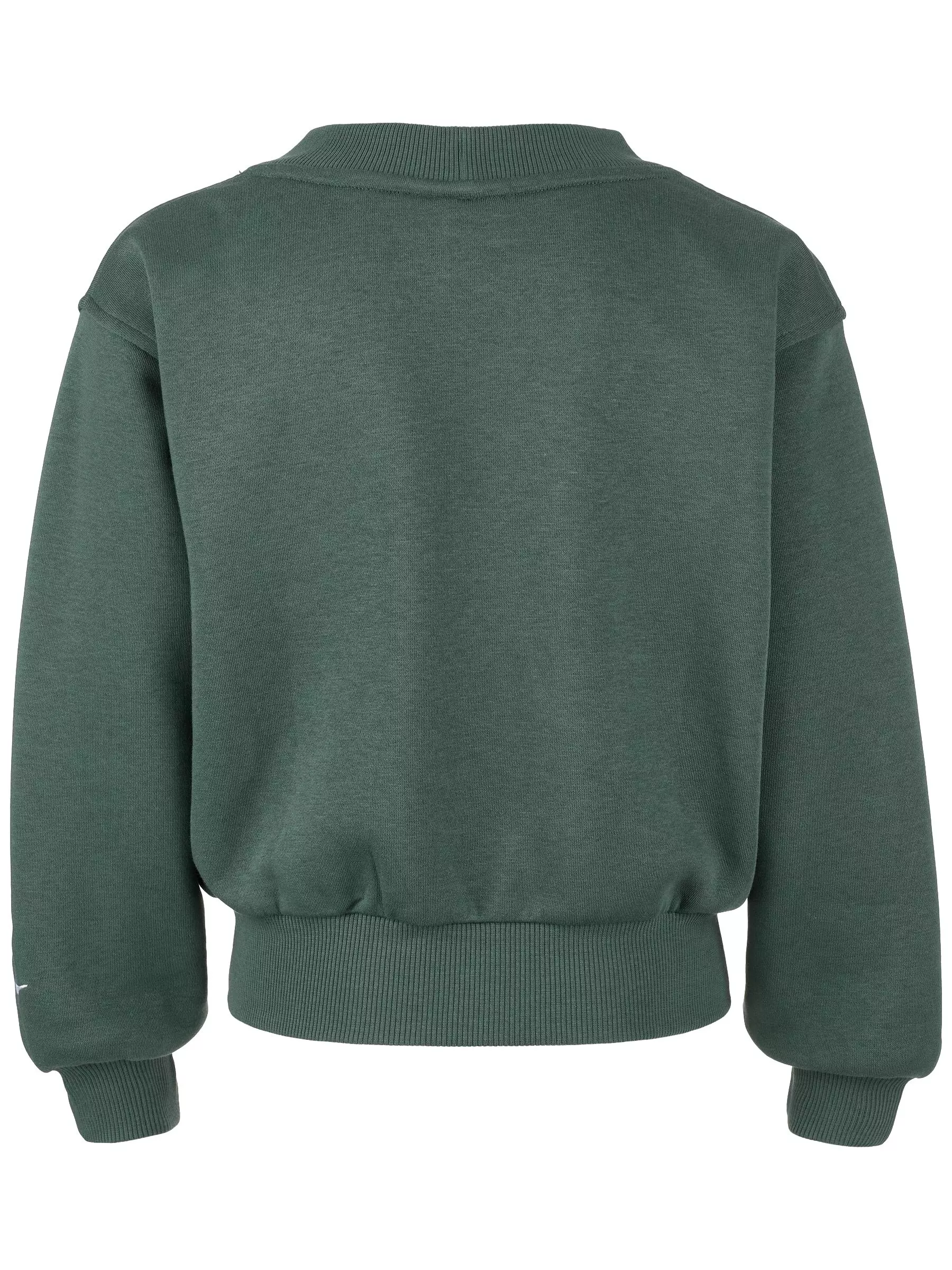Nike Big Girls' Sportswear Club Fleece Cardigan - GREEN