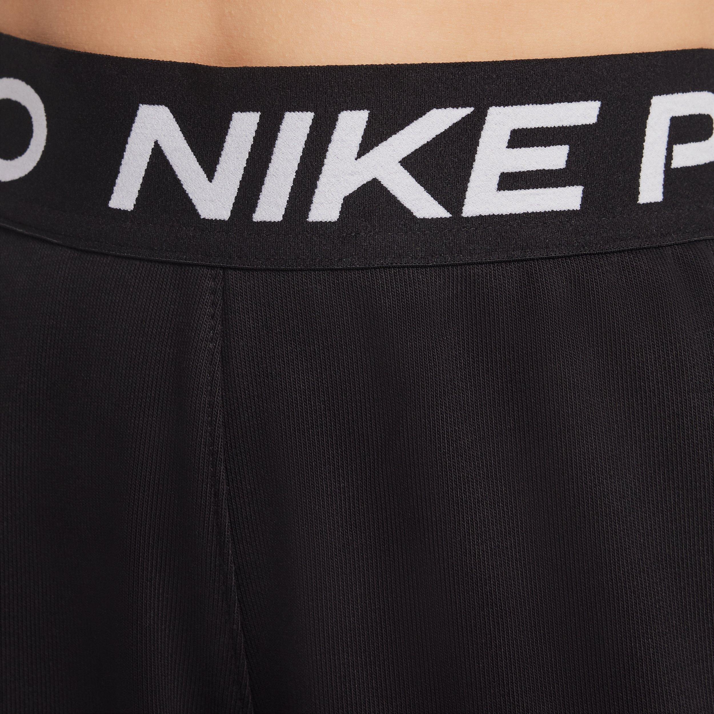 Nike Pro Fleece Dri-FIT Big Girls' Black Joggers