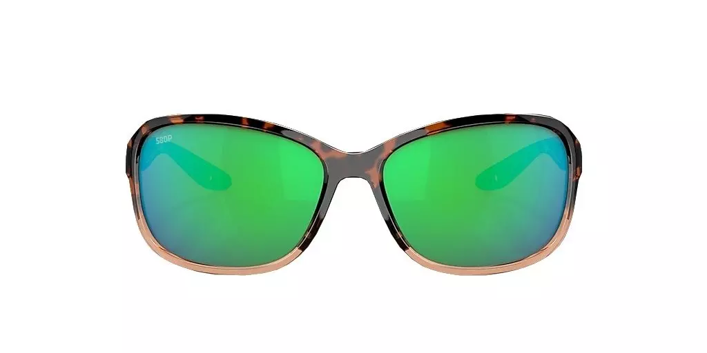 Costa Del Mar Seadrift M Green Mirror Polarized Sunglasses - Brown - BROWN